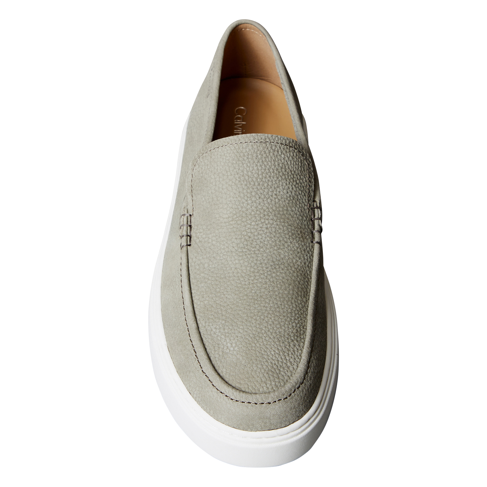 Baskets basses en cuir CALVIN KLEIN Vert