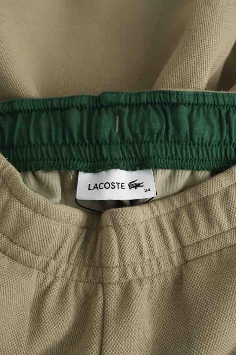 Cotton sports pants LACOSTE - SECONDE MAIN Khaki