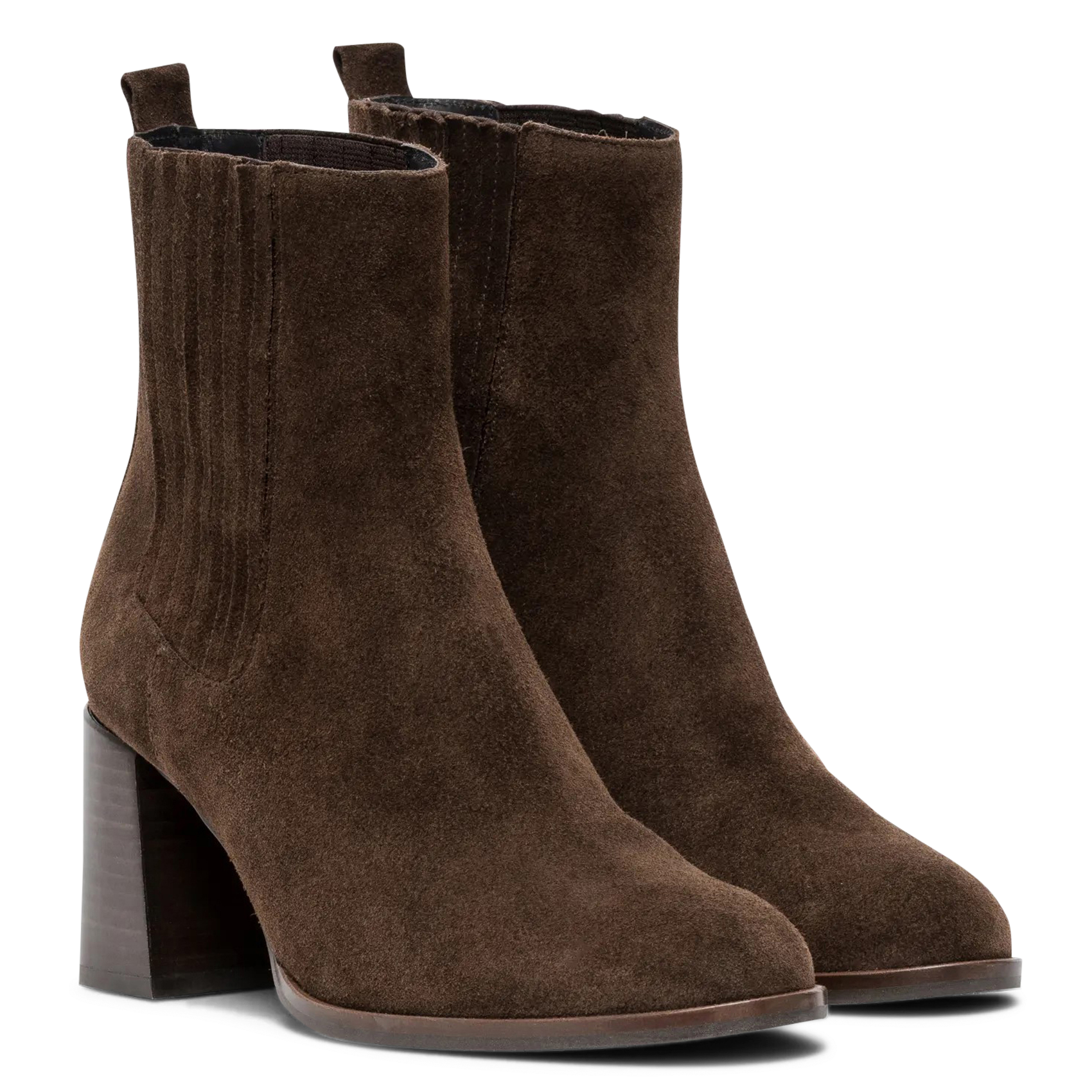 Bianca leather ankle boots BOCAGE Brown