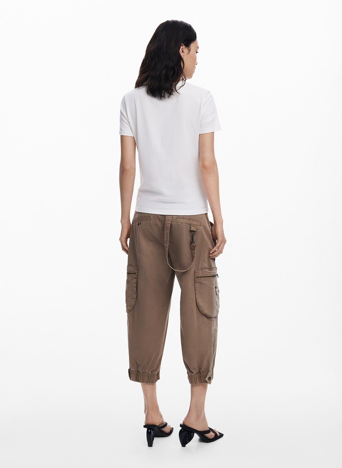 Tee-shirt manches courtes imprimé DESIGUAL Blanc