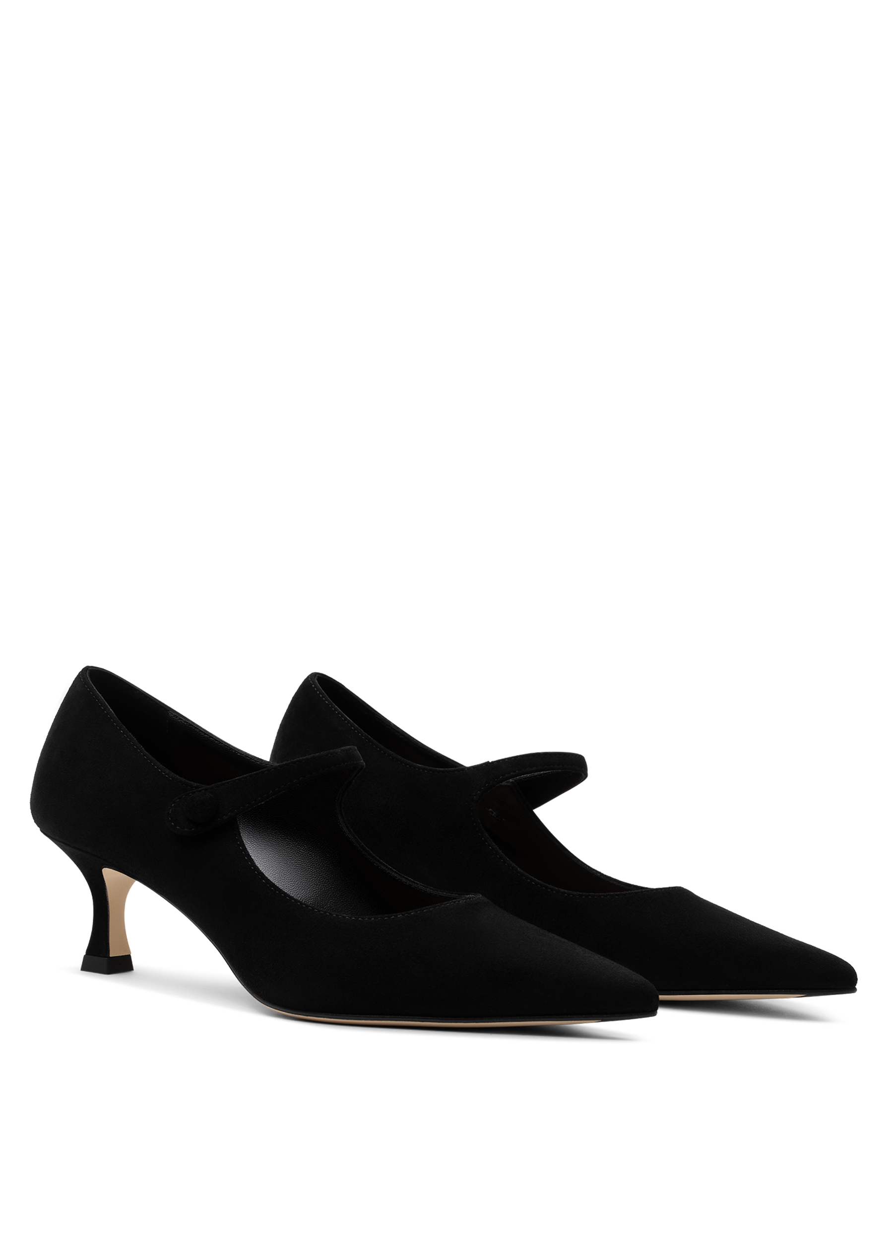 Black goat leather pumps PARALLELE PARIS Black