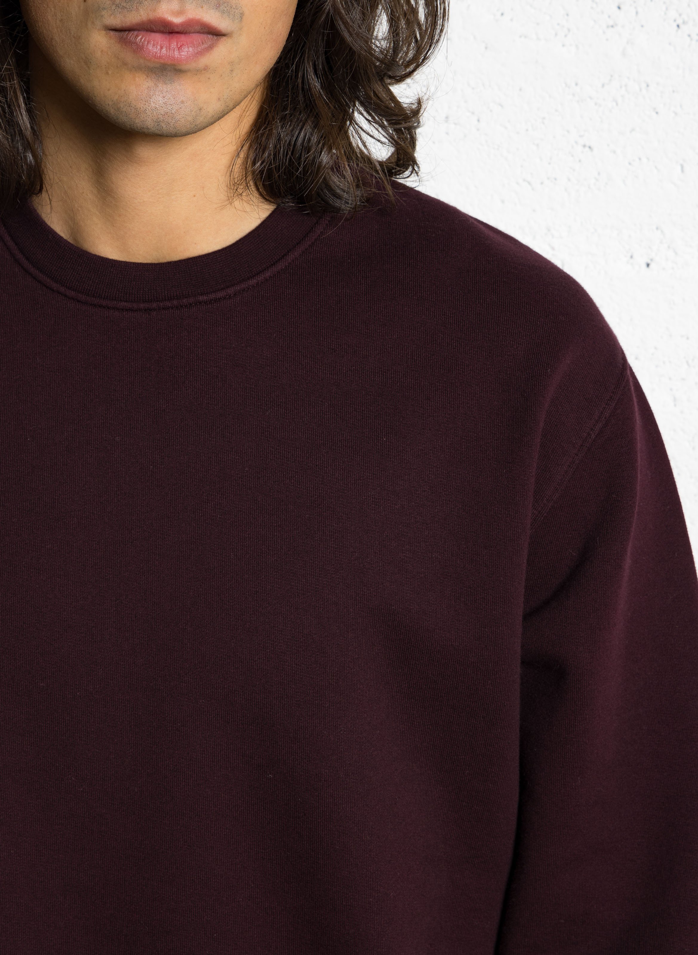 Rundhals-Sweatshirt aus Bio-Baumwolle, Regular Fit COLORFUL STANDARD Rot