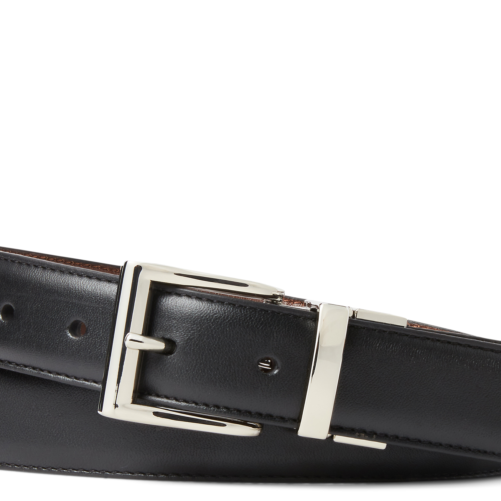 Leren ceintuur met gesp POLO RALPH LAUREN Zwart