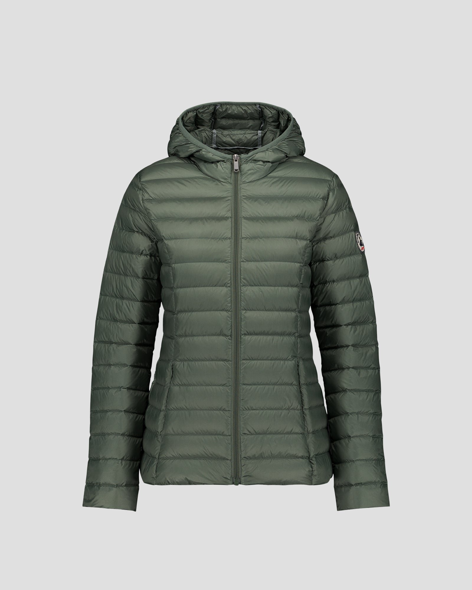 Lightweight hooded puffer jacket Cloe JOTT Green