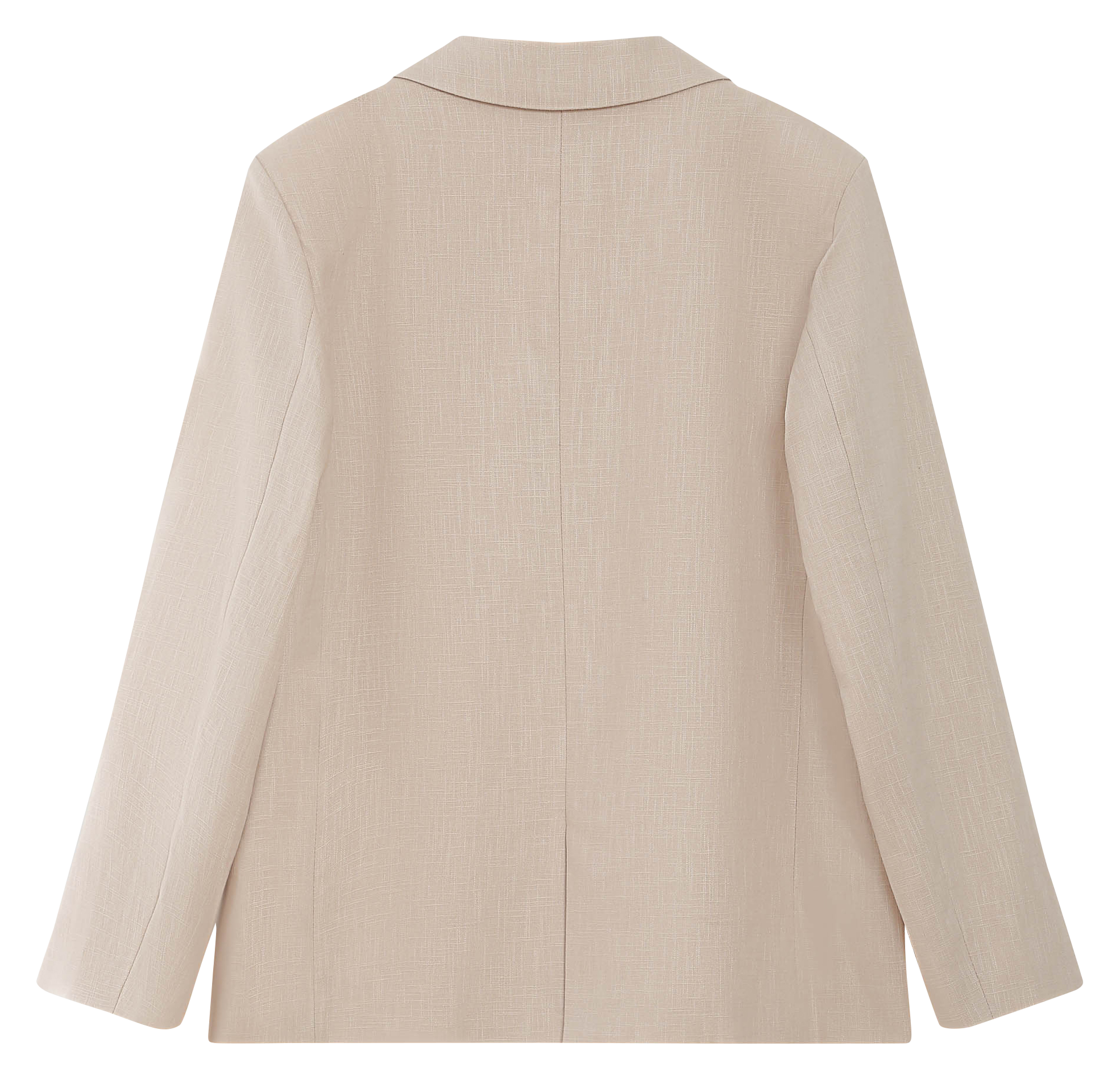 Tailored oversized blazer in blended linen GRACE ET MILA Beige