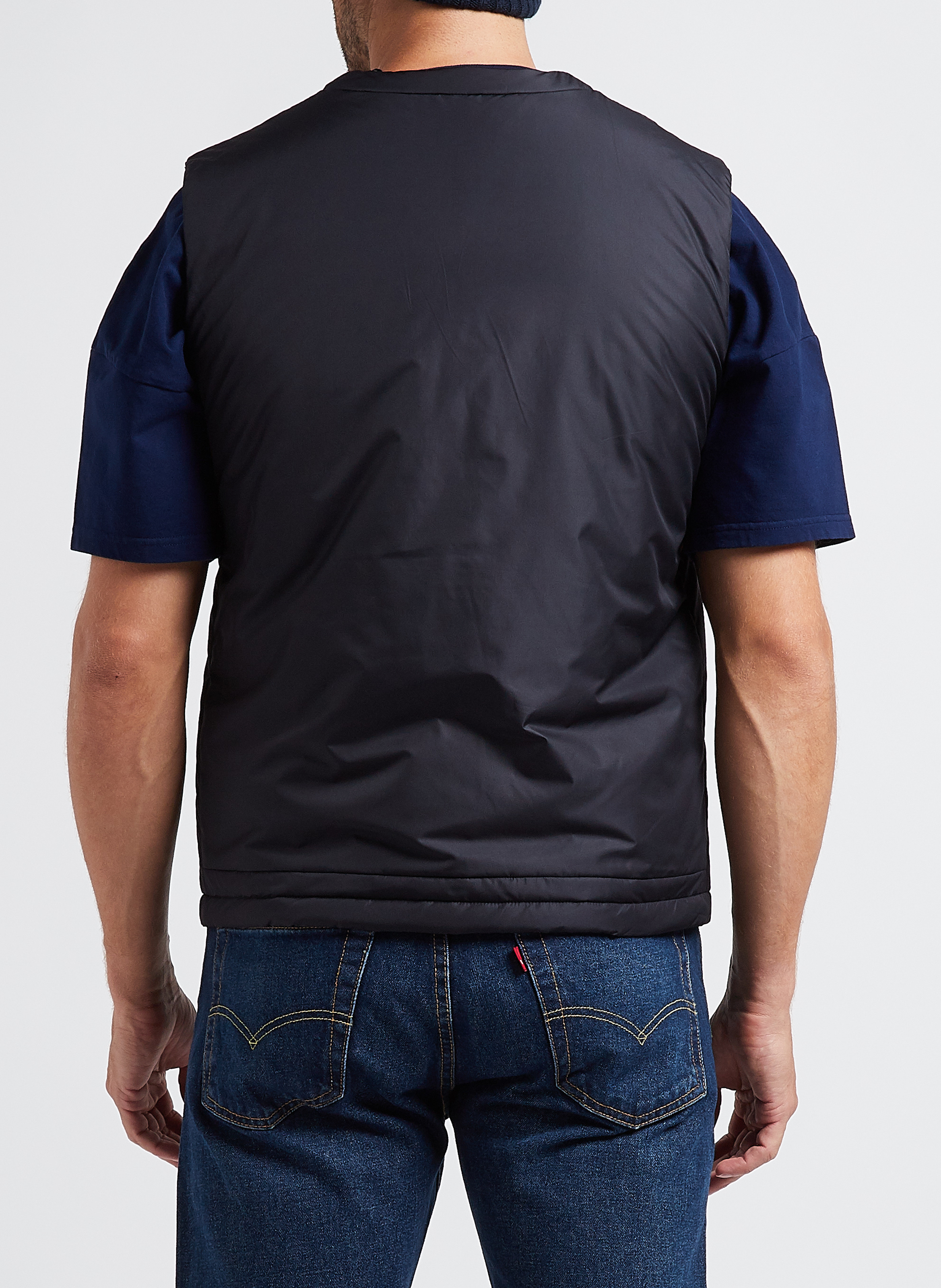 Veste col V sans manches  HOMECORE Bleu