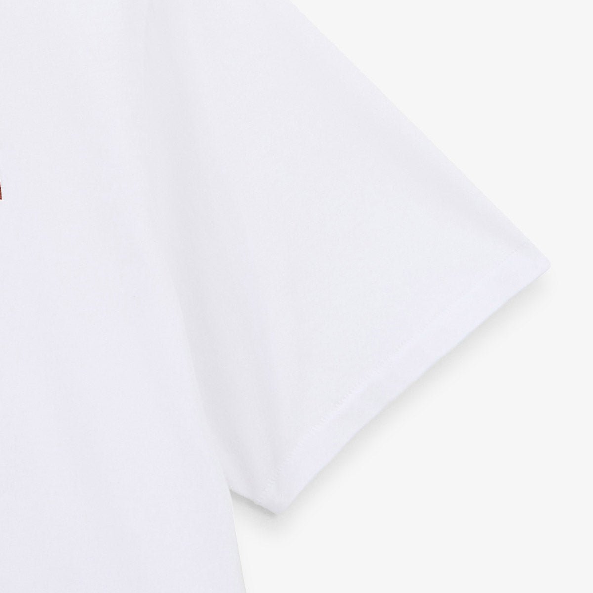 Round neck cotton t-shirt with octopus print on the back SERGE BLANCO White