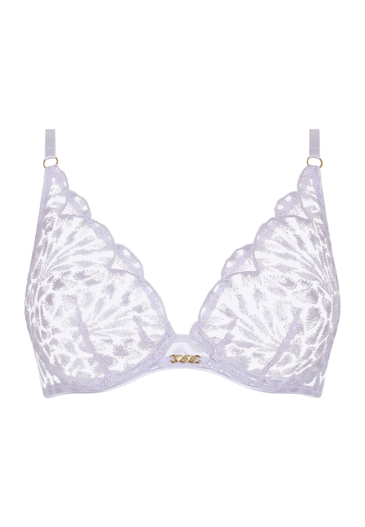 Architecture underwired triangle bra AUBADE White