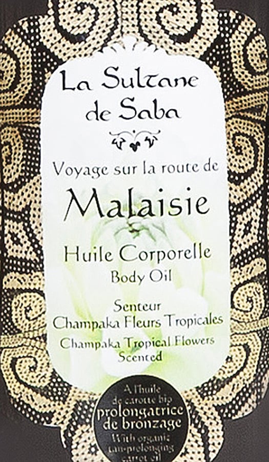 Huile de beauté Jasmin et Fleurs tropicales LA SULTANE DE SABA No color