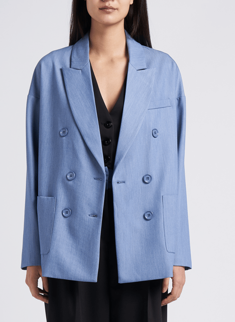 Oversized blazer IMPERIAL Blauw
