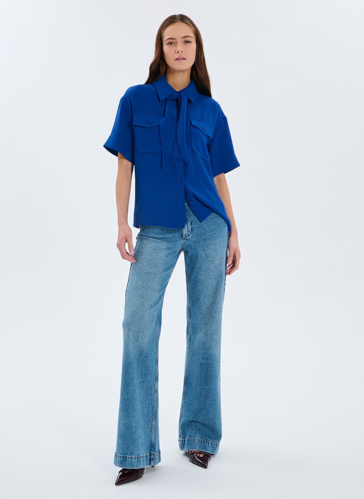 Chemise col classique ZAPA Blue