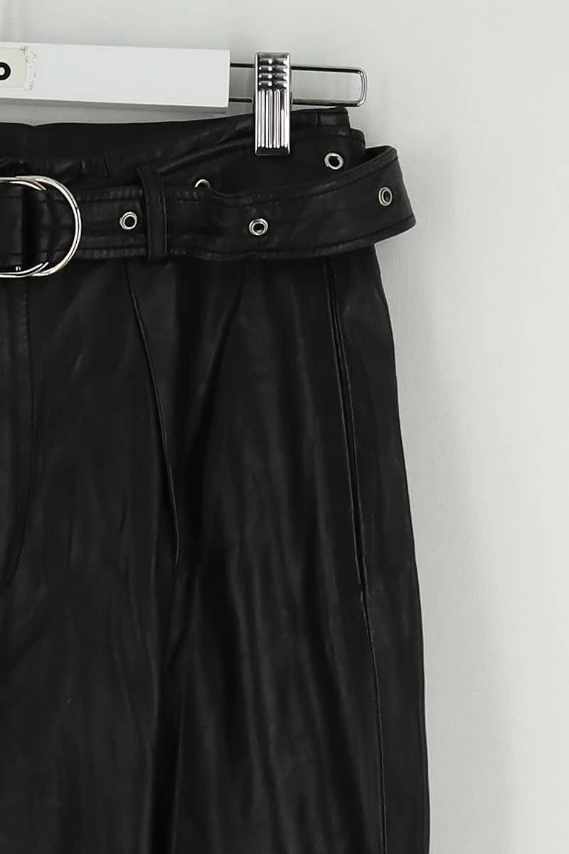 Pantalon droit IRO - Seconde Main Noir