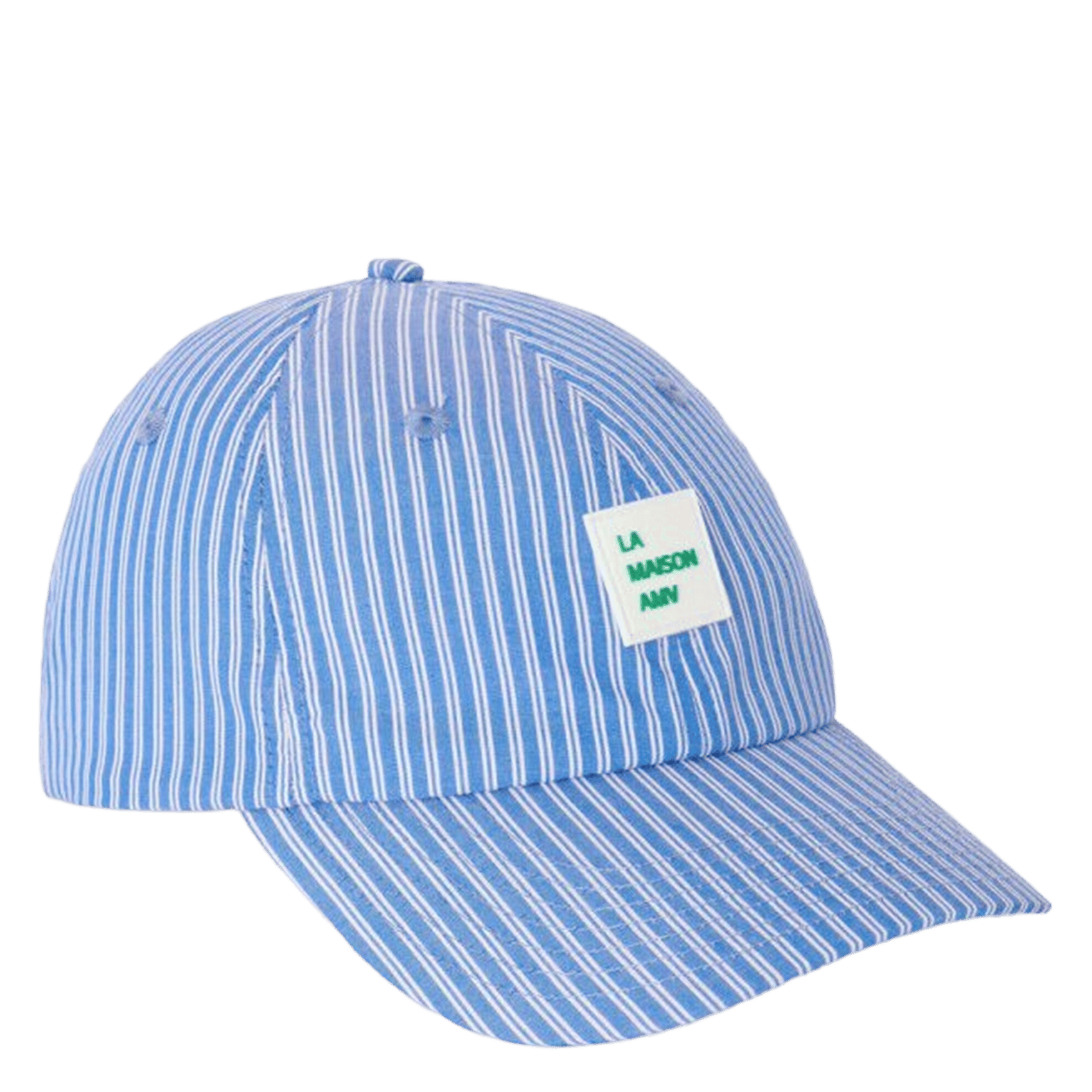 Gestreifte Baumwollmütze AMERICAN VINTAGE Blau