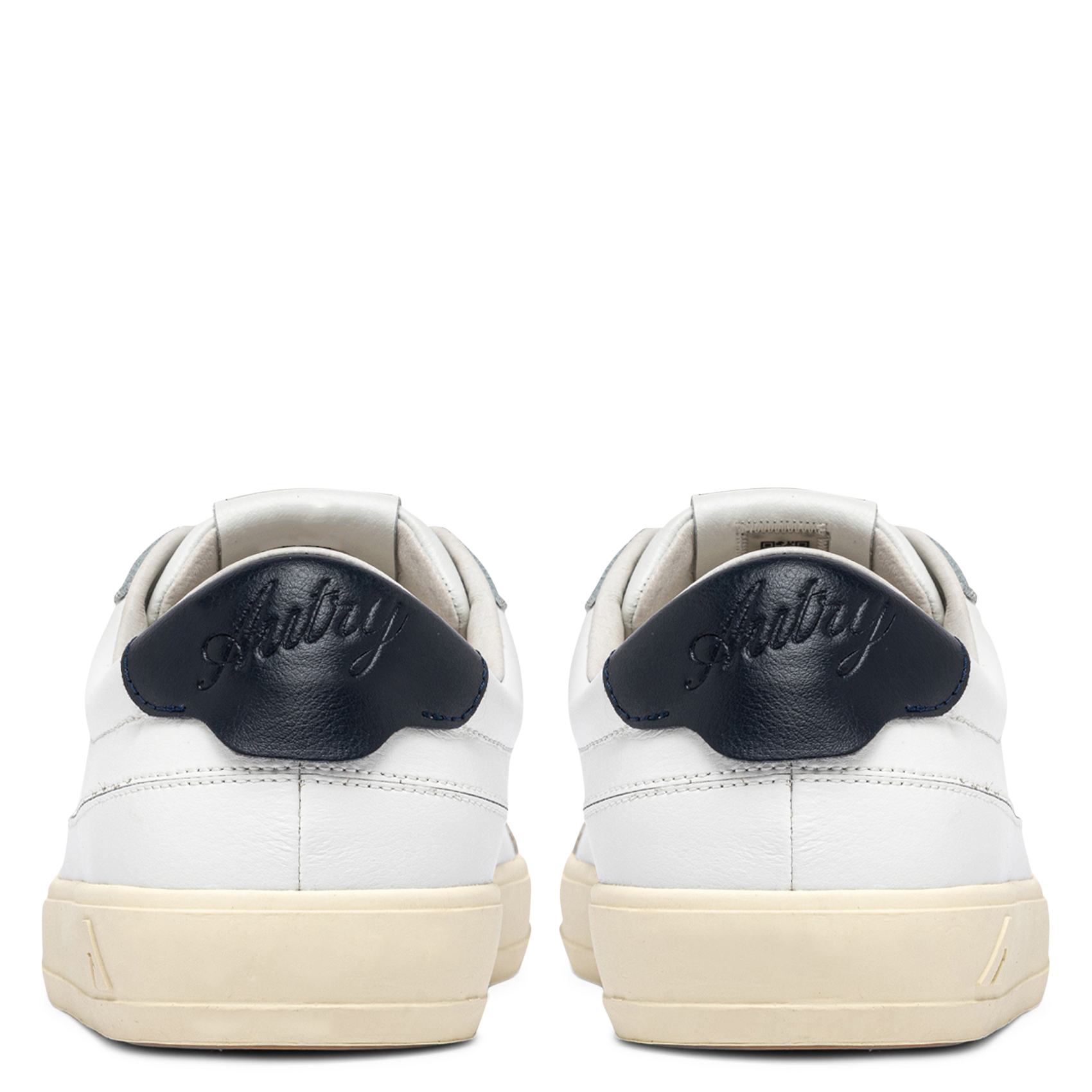 Lage baskets van leermix AUTRY Blauw