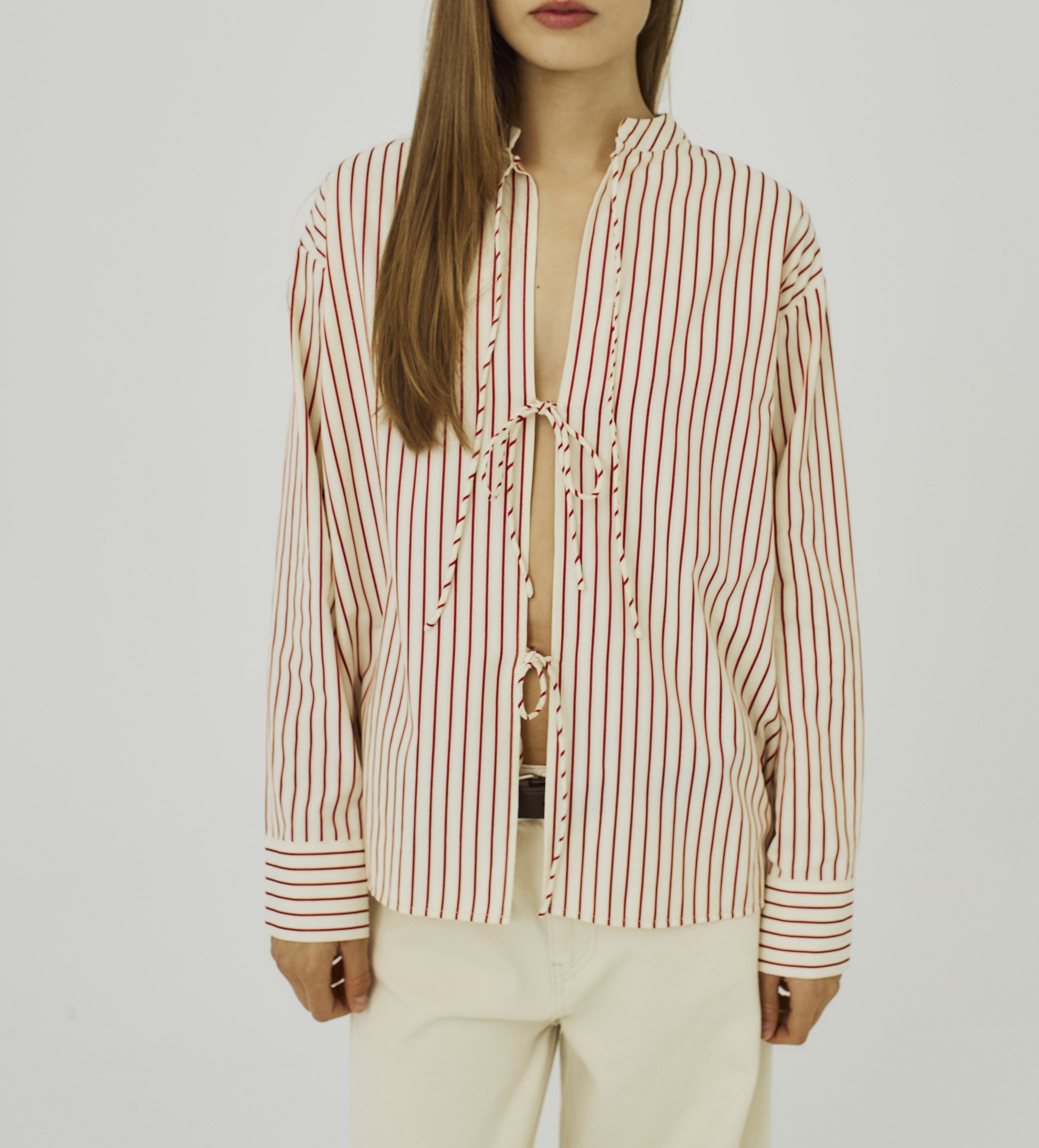 Round neck shirt NORR Red