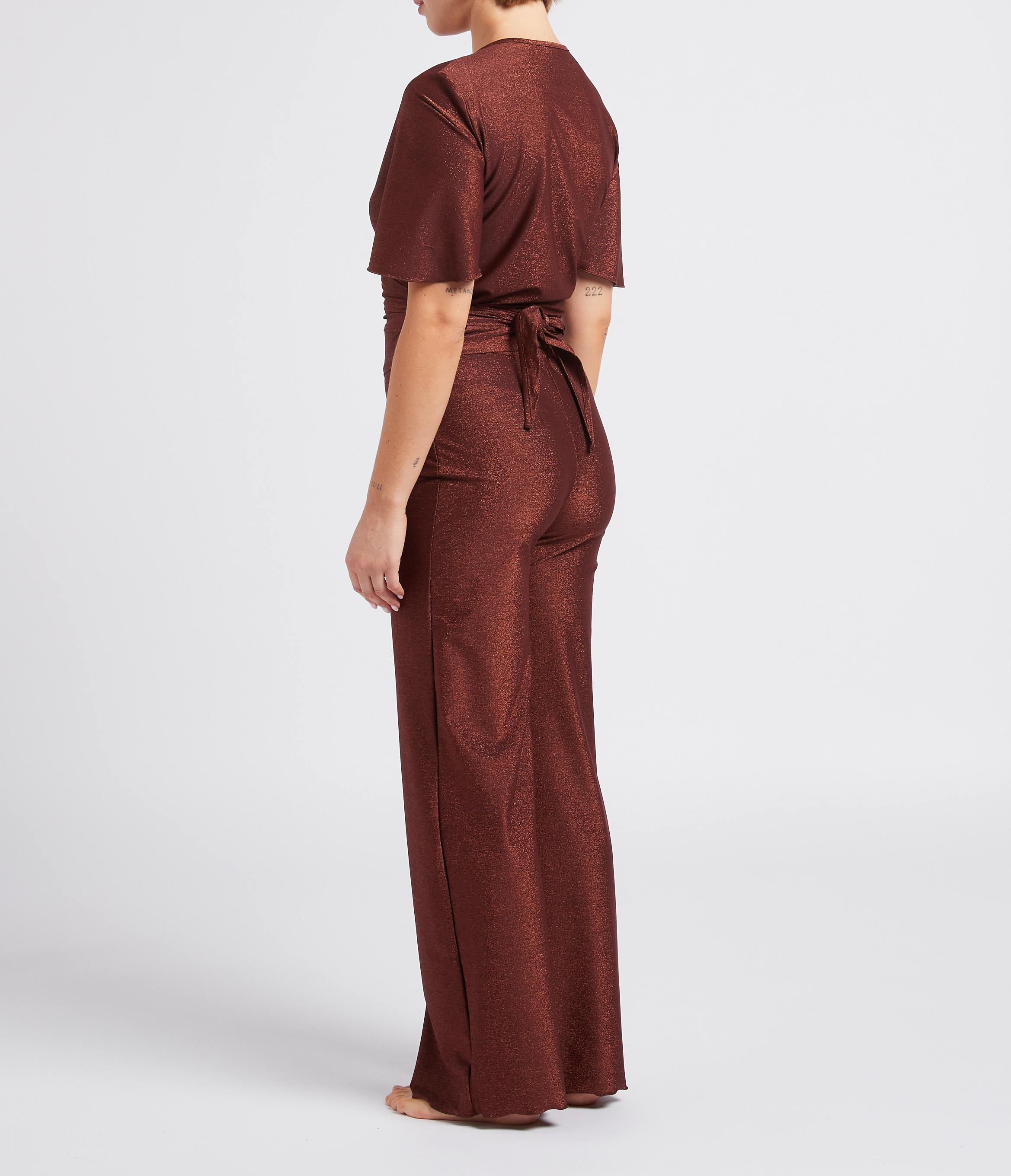 Wickel-Top mit V-Ausschnitt LA NOUVELLE Golden