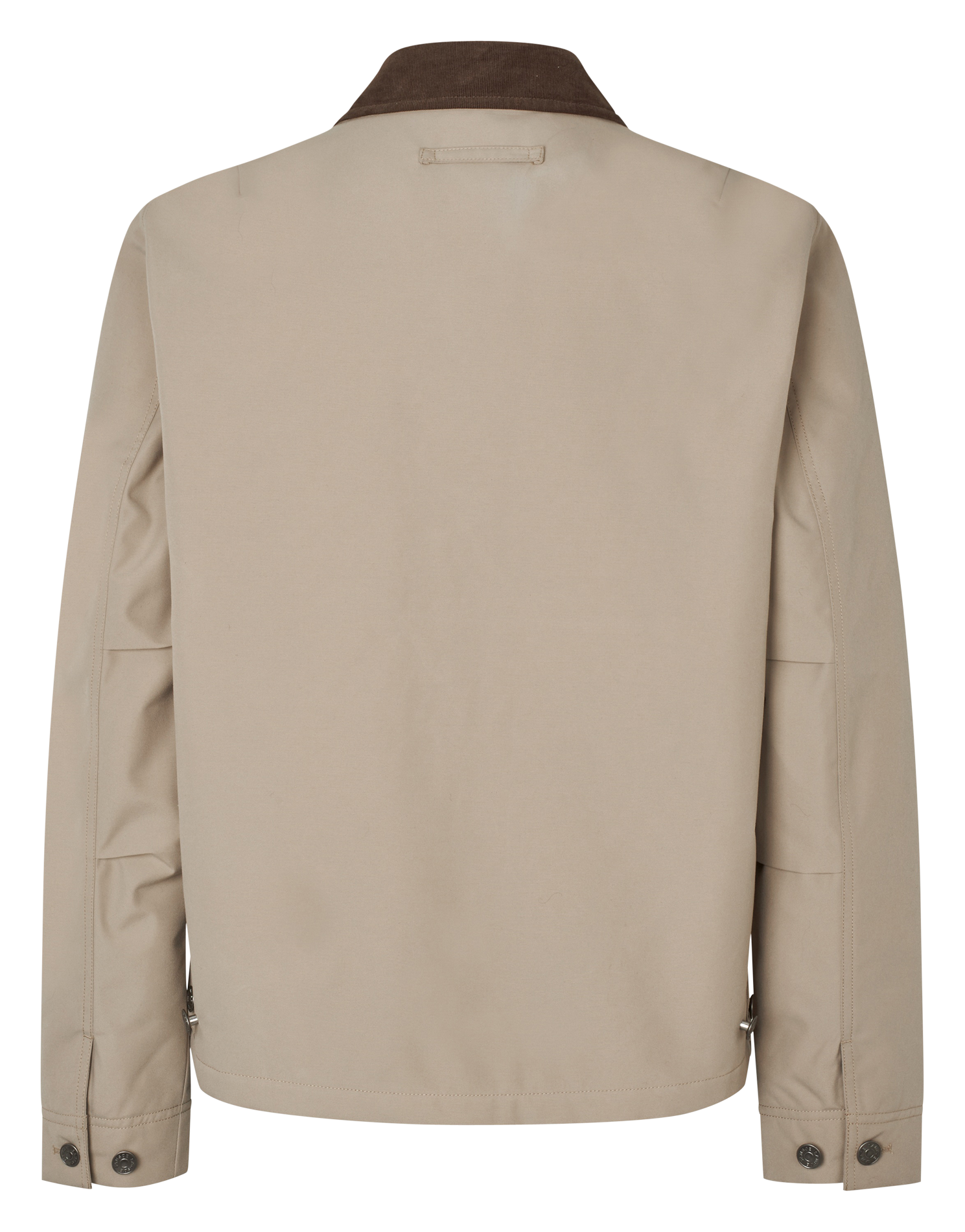 Straight jacket with classic collar SAMSOE SAMSOE Grey