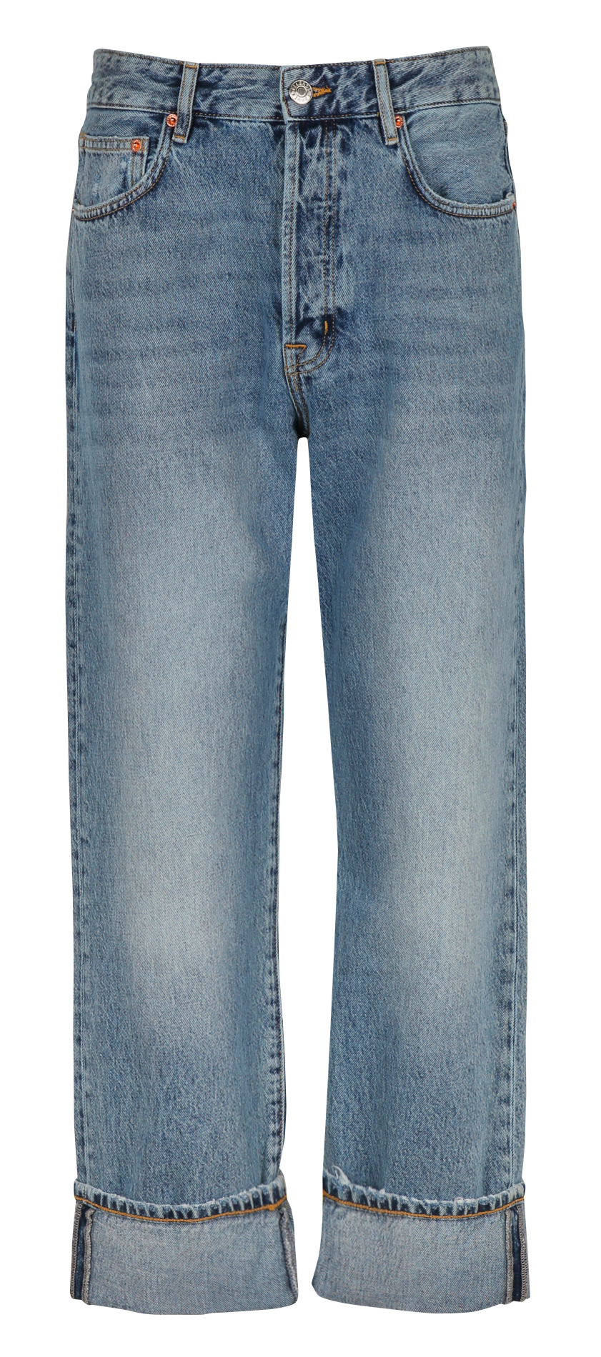 Jean droit en coton BELLEROSE Blue