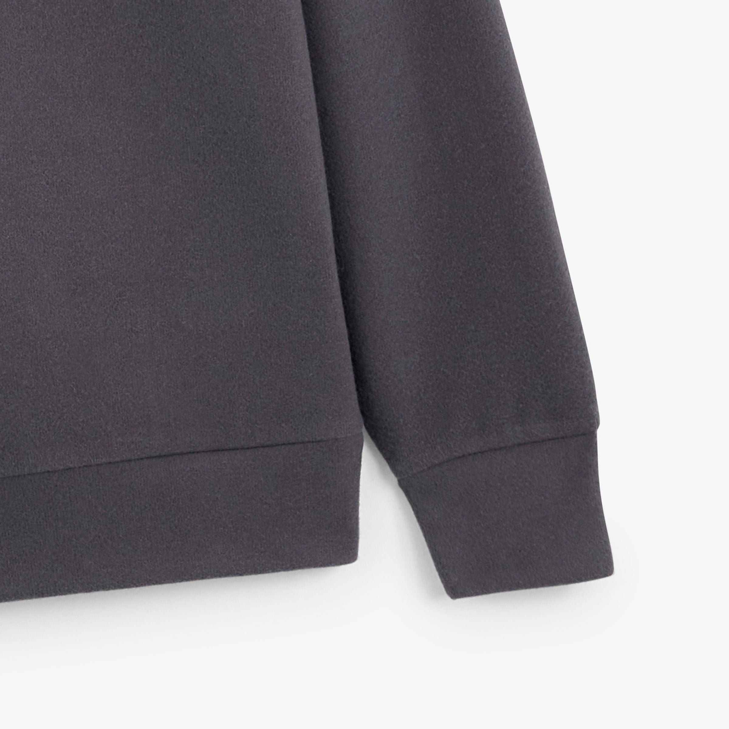 Round neck sweatshirt French rib SERGE BLANCO Grey