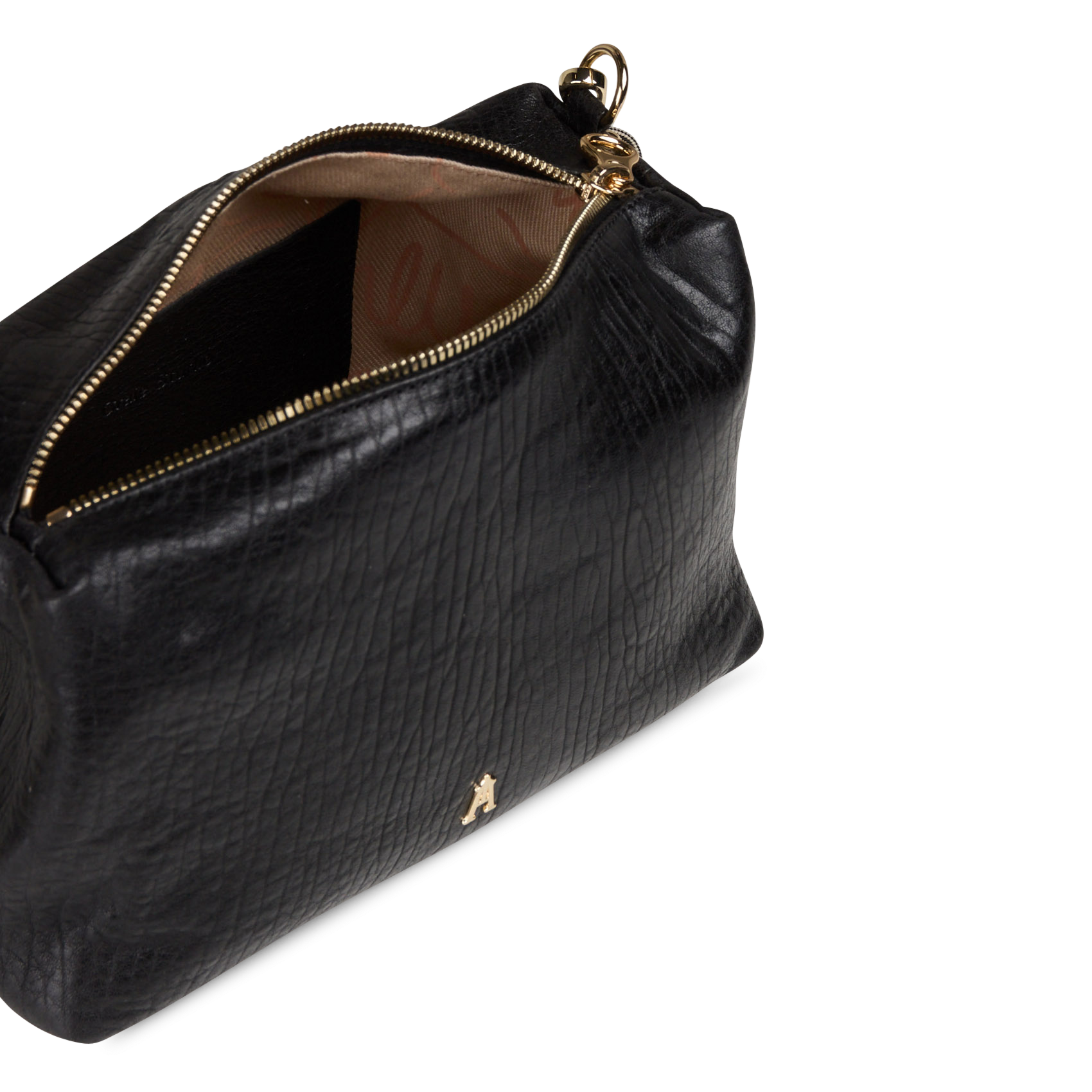 Leather messenger bag CRAIE STUDIO Black