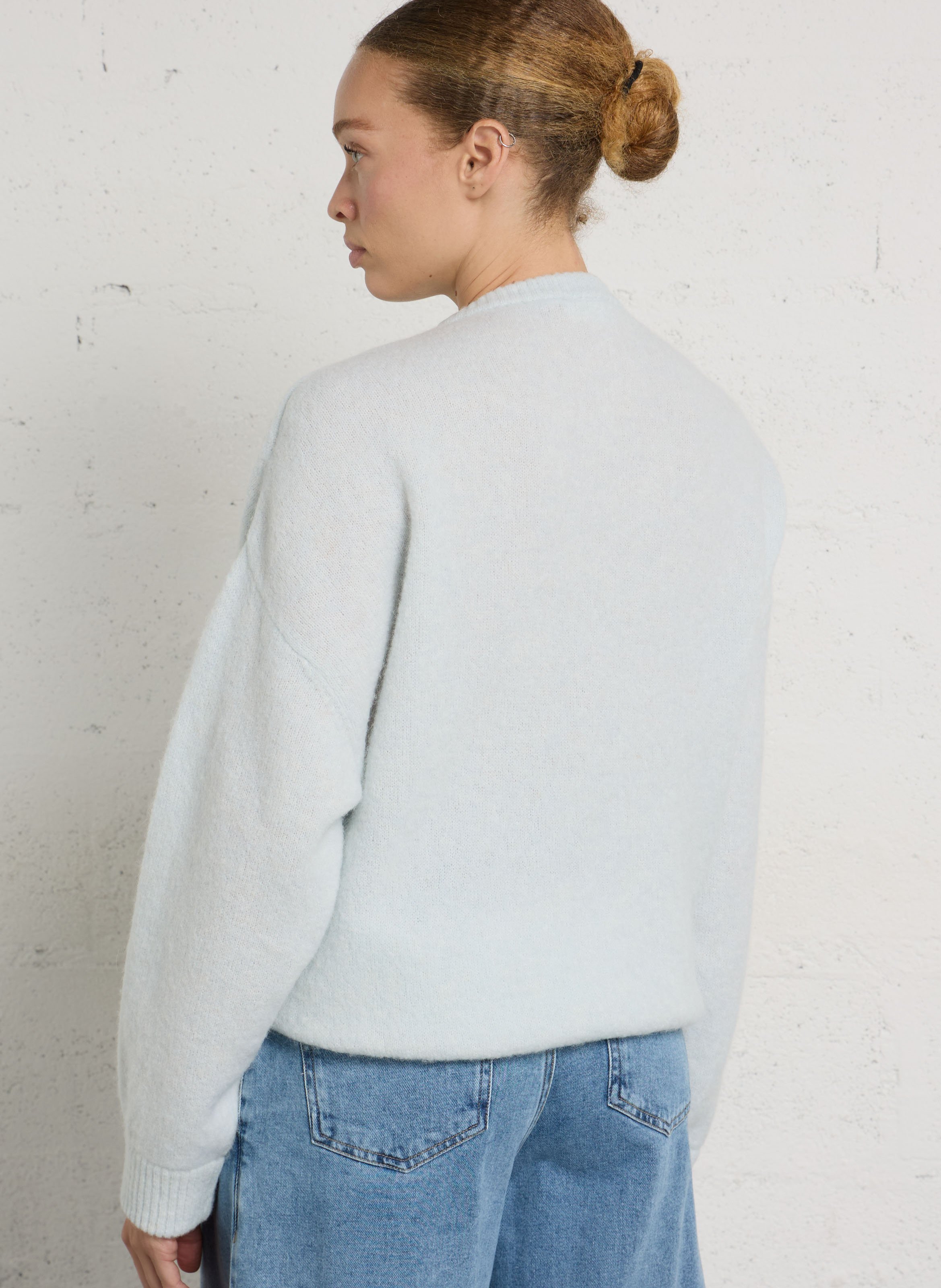 Oversize-Pullover AMERICAN VINTAGE Blau