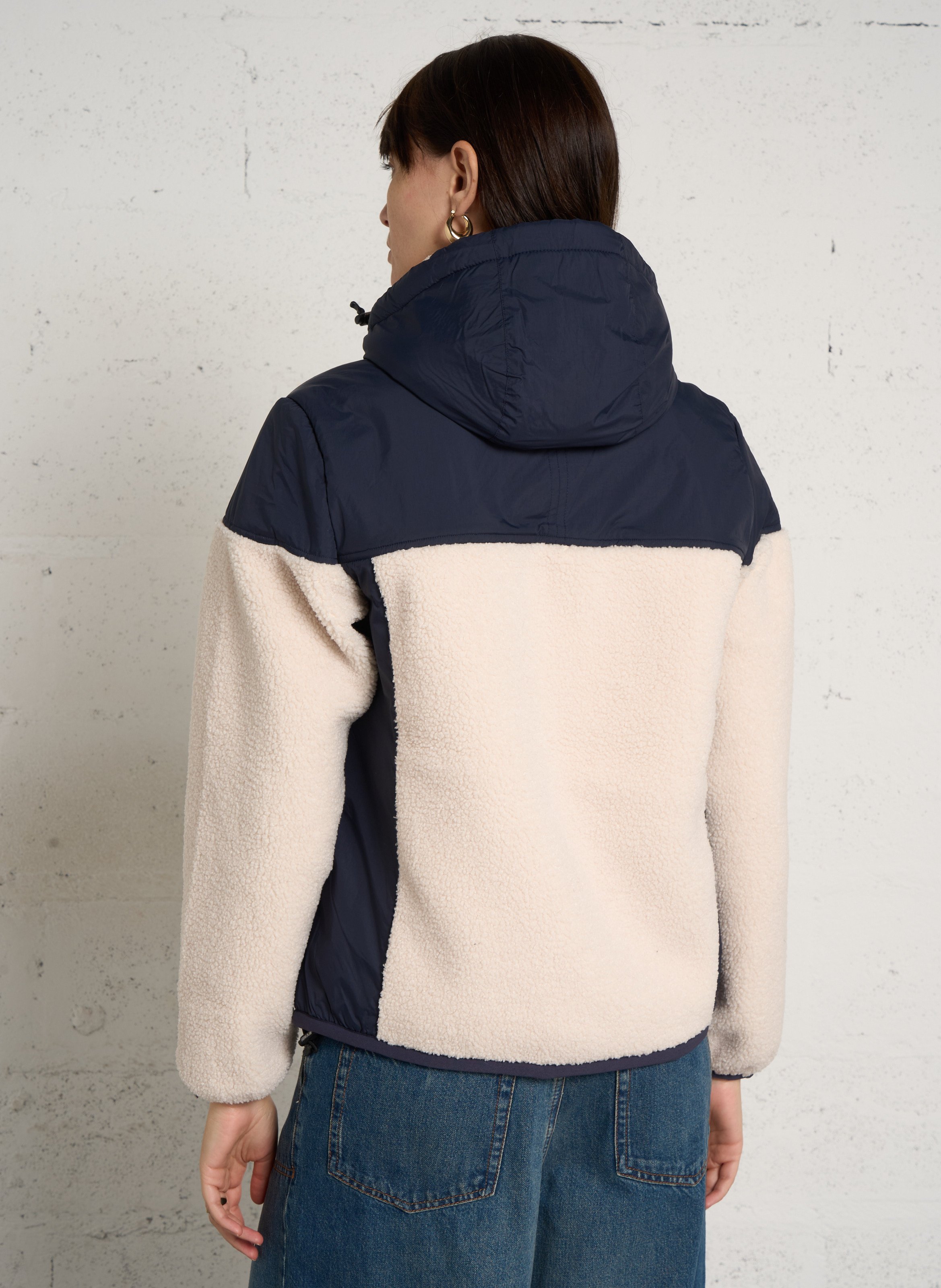 Fleecepullover mit Stehkragen K-WAY Blau