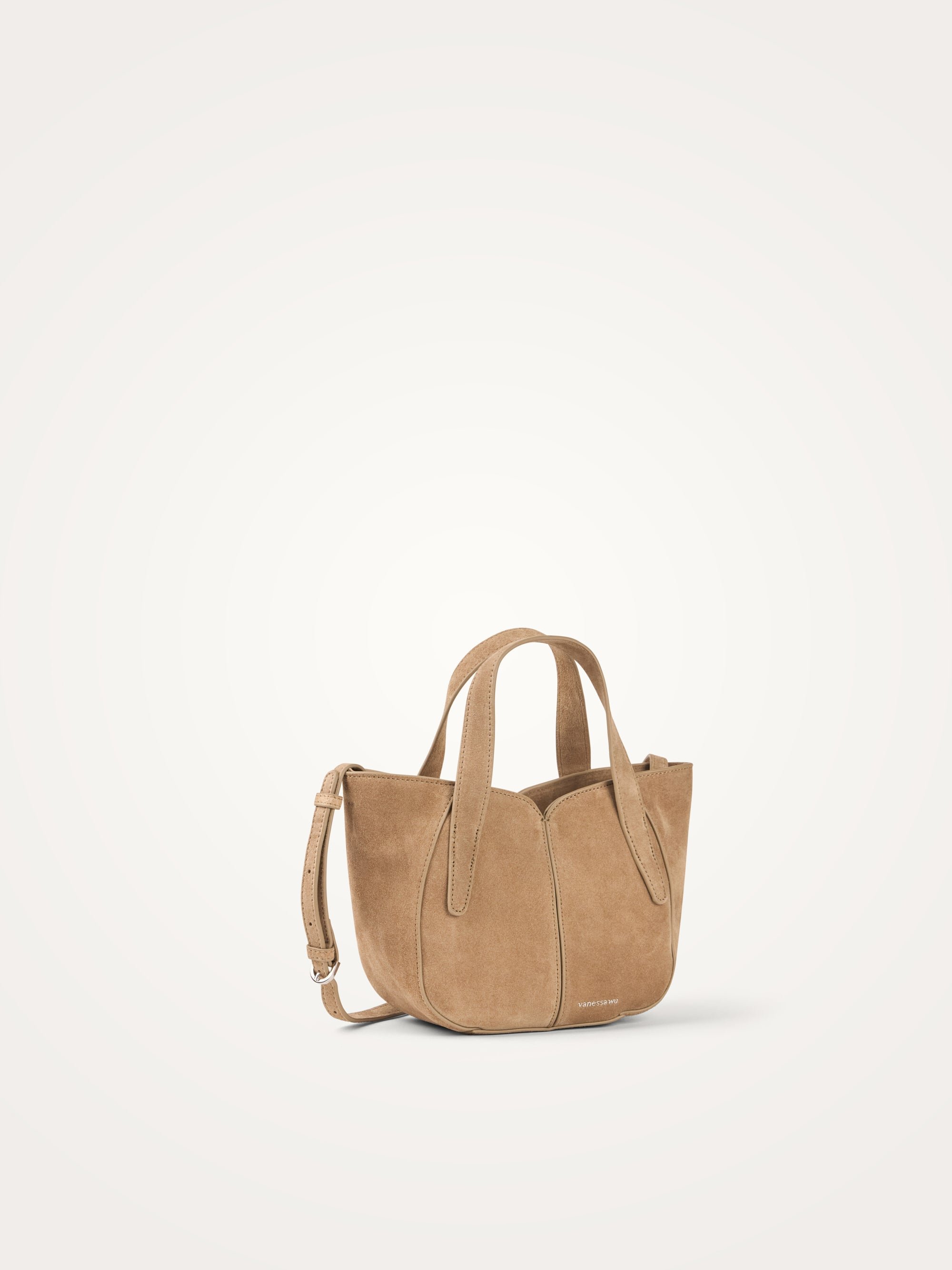 Handbag with handles and shoulder strap VANESSA WU Beige