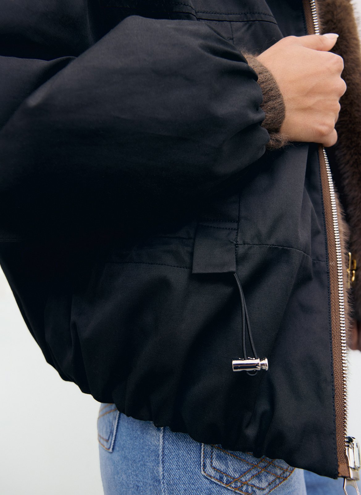 Manteau réversible effet fourrure GERARD DAREL Bruin