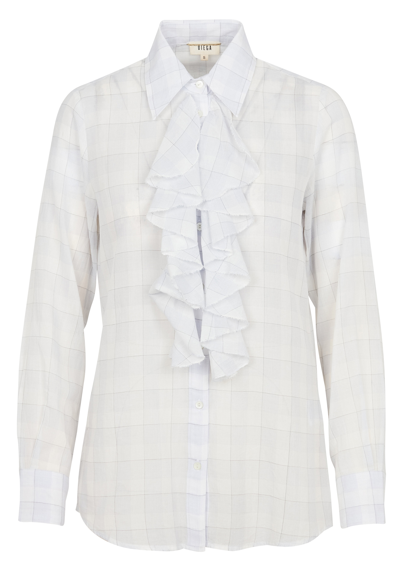Chemise col classique en coton DIEGA Blanc