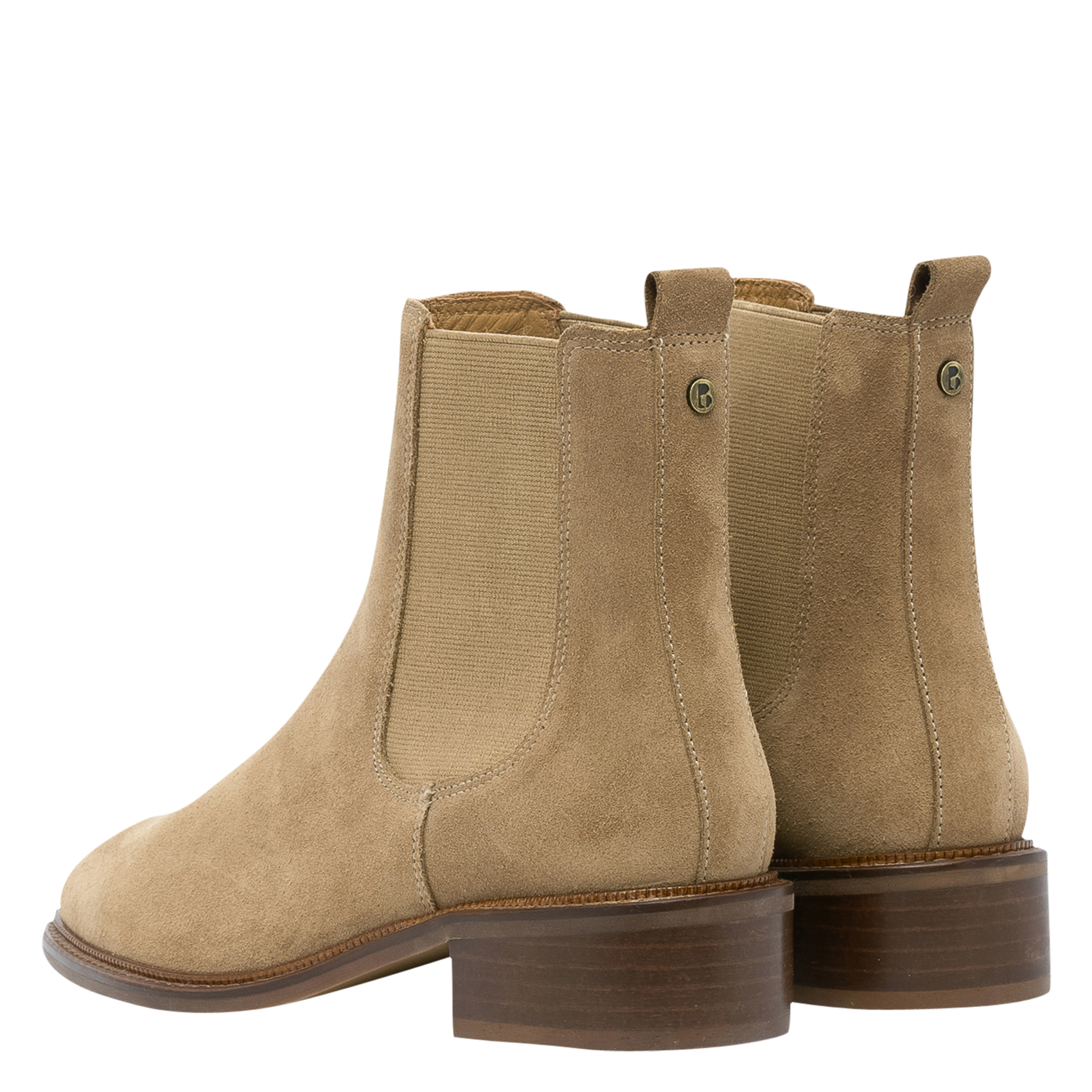 Soft leather boots BOCAGE Beige