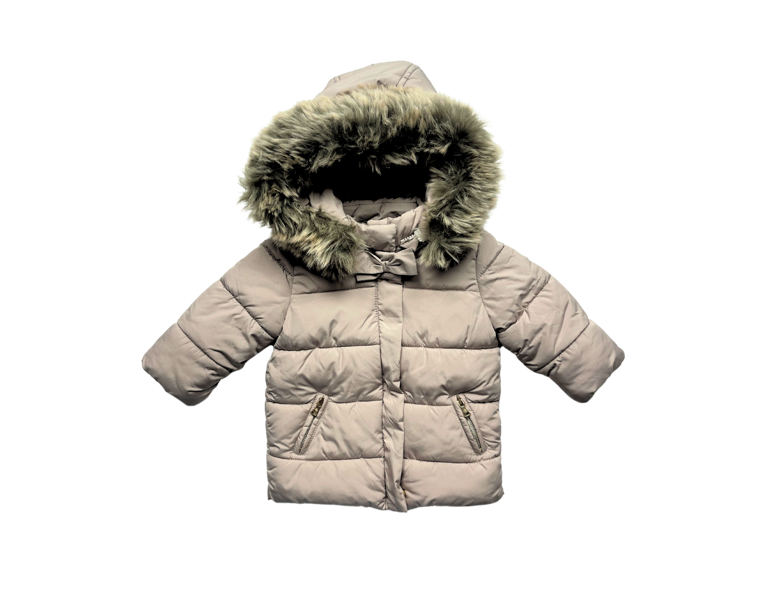 Pink baby puffer jacket - 6 months TARTINE ET CHOCOLAT - seconde-main Pink