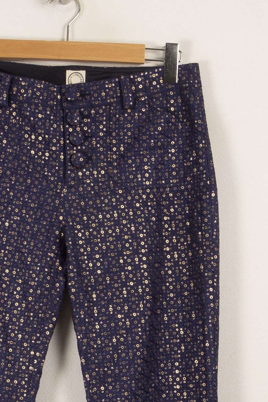 Pantalon INES DE LA FRESSANGE - Seconde main Bleu