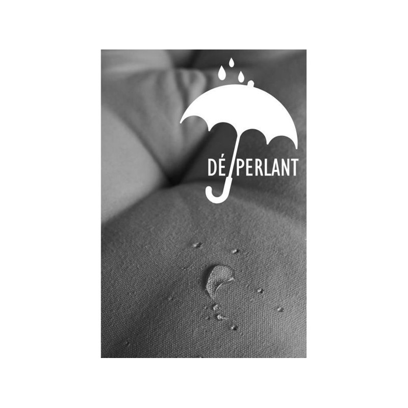 Quilted water-repellent outdoor seat L'EFFET PAPILLON Red