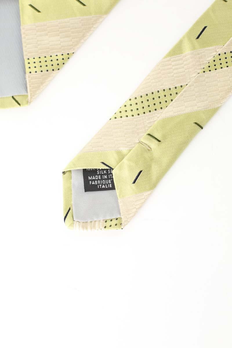 Navelli silk tie KENZO - SECONDE MAIN Green