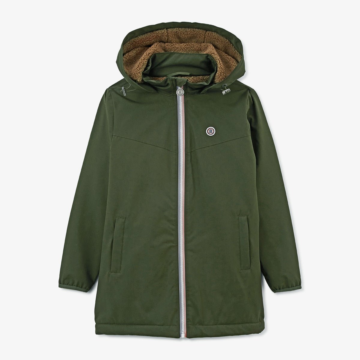 Junior water-repellent parka SERGE BLANCO Green