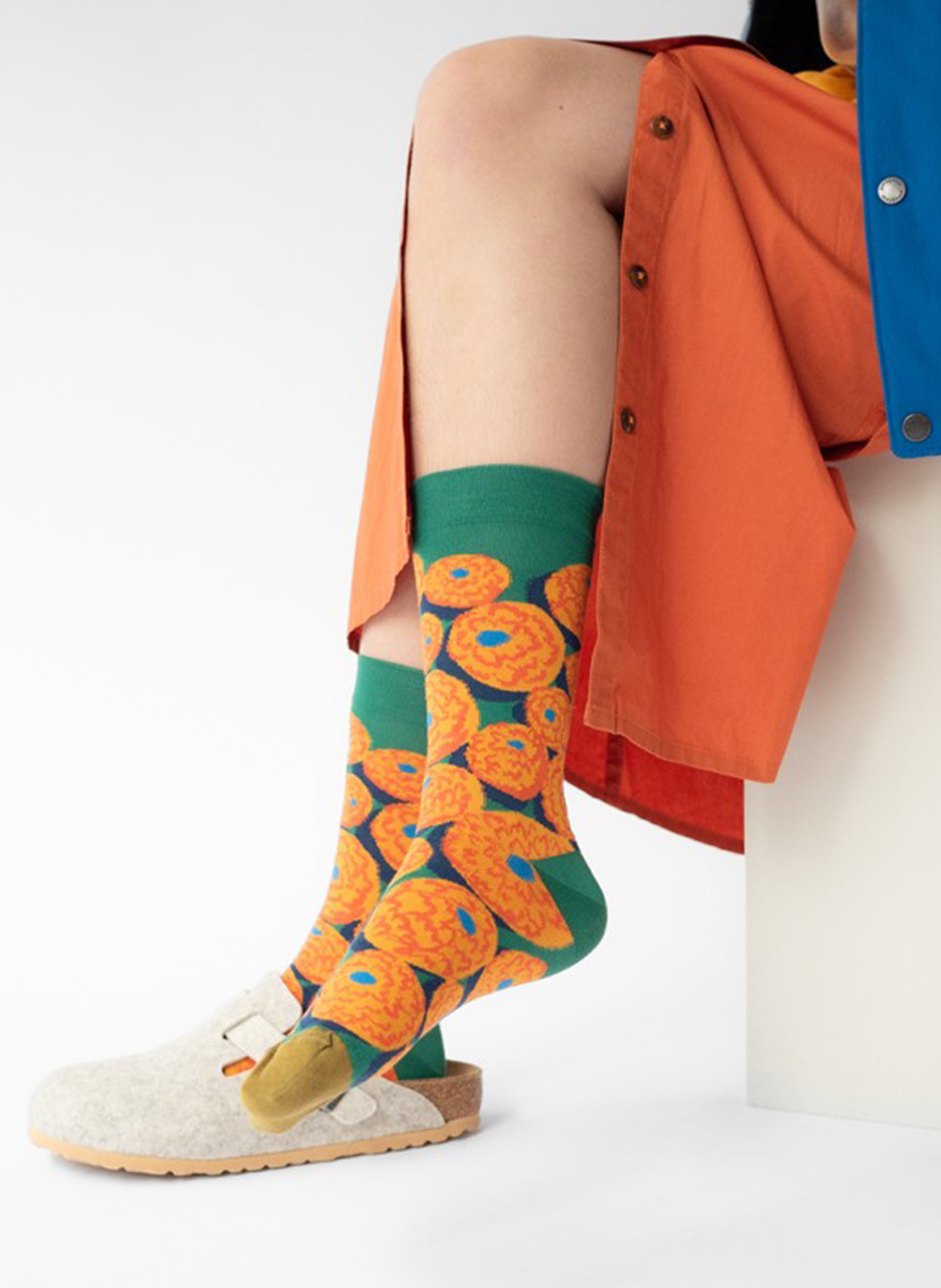 Chaussettes en coton mélangé imprimé BONNE MAISON Multicolore