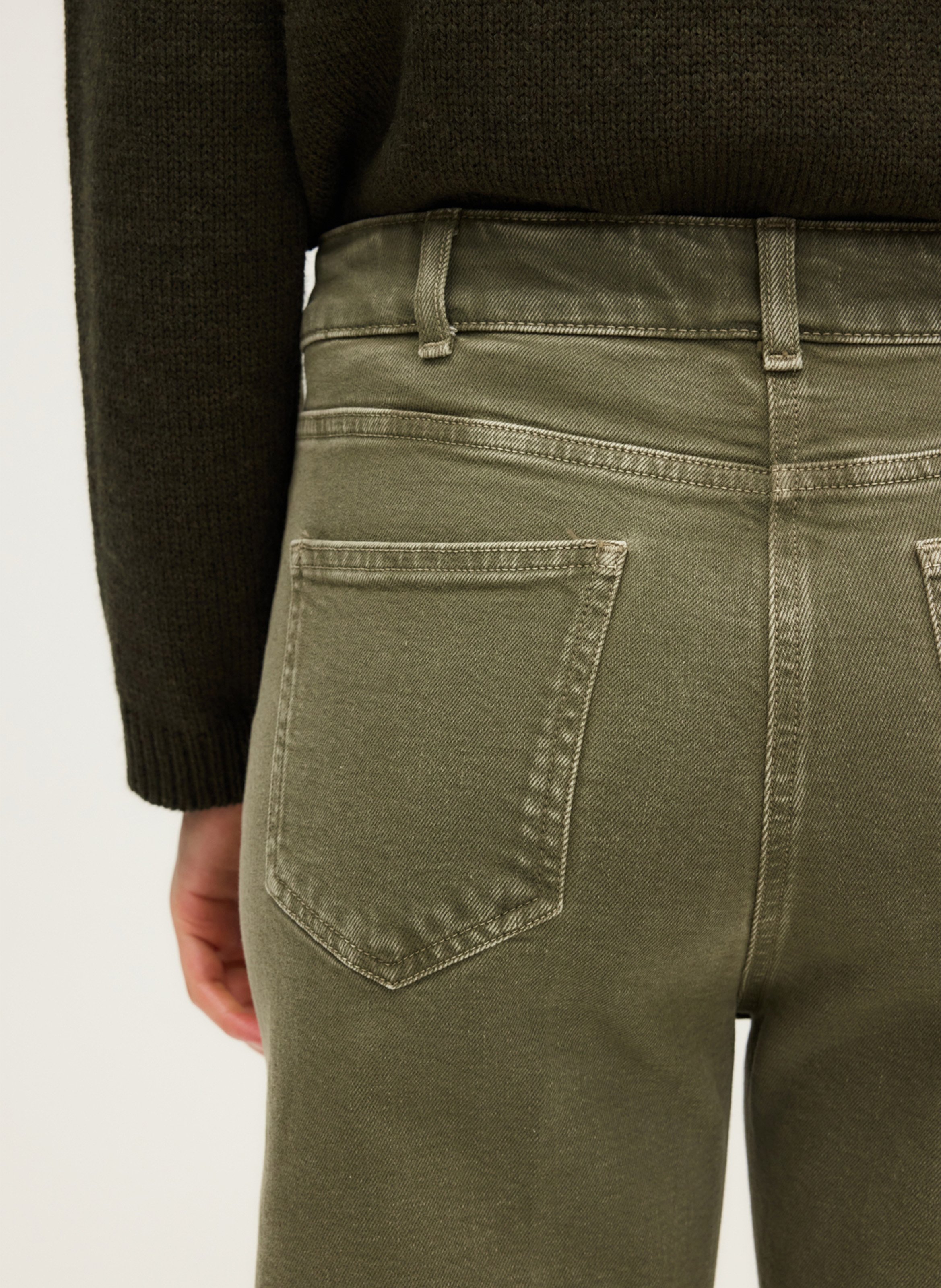 Jean droit PABLO Kaki