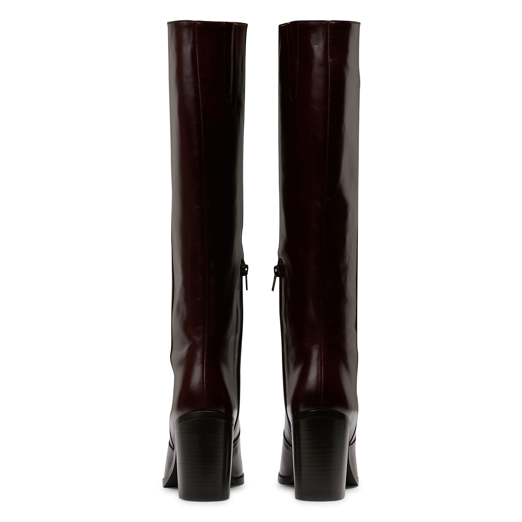 Bottes en cuir MAISON 123 Marron