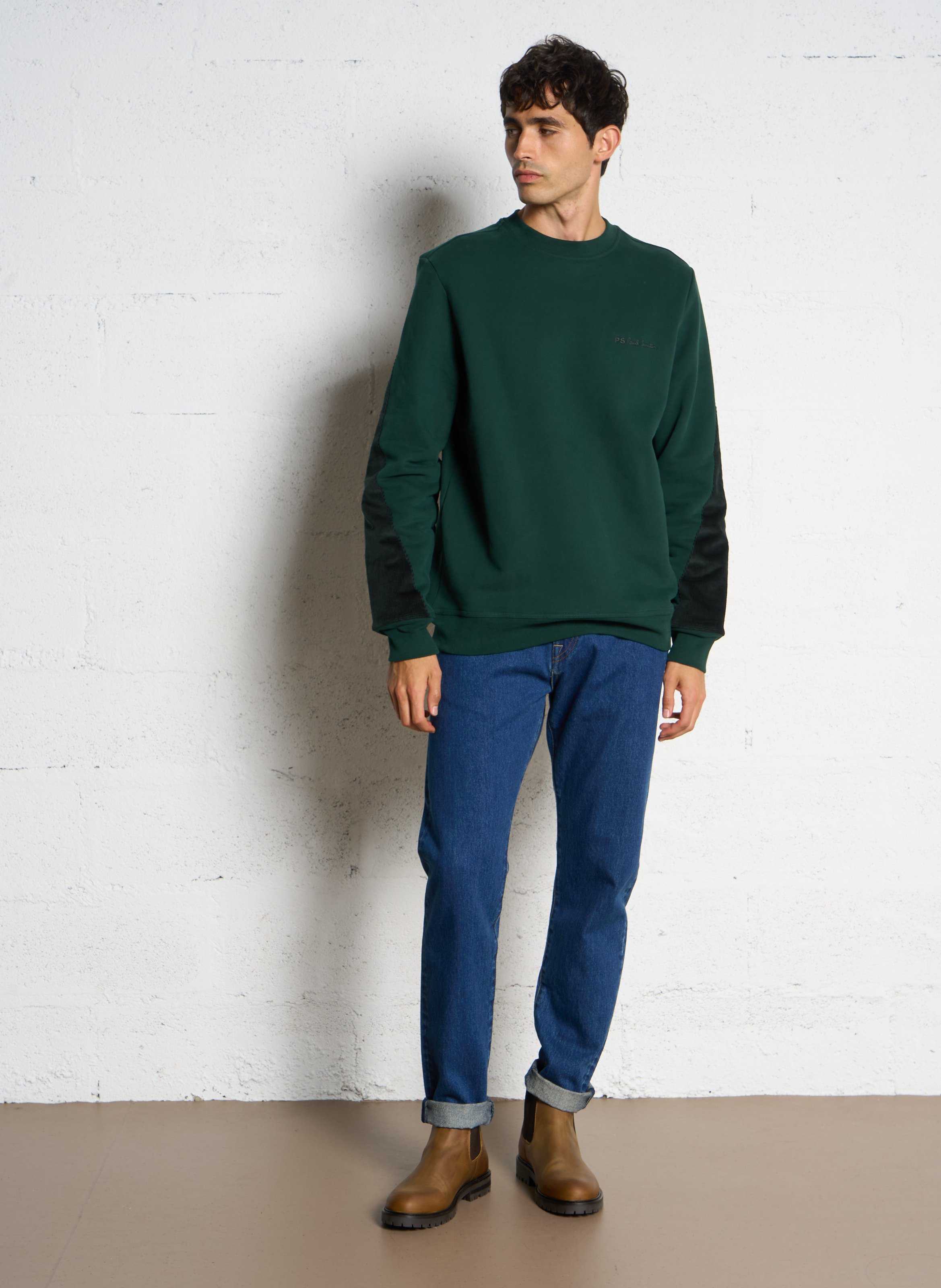 Cotton straight jeans PAUL SMITH Blue