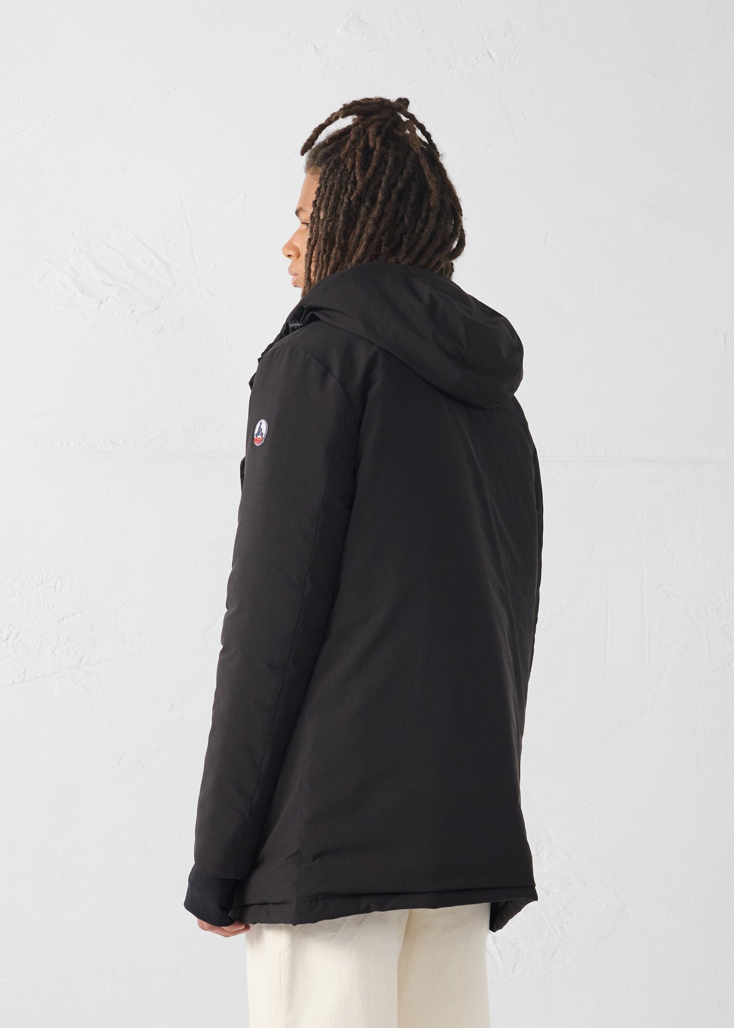 Icefloe hooded long jacket JOTT Black