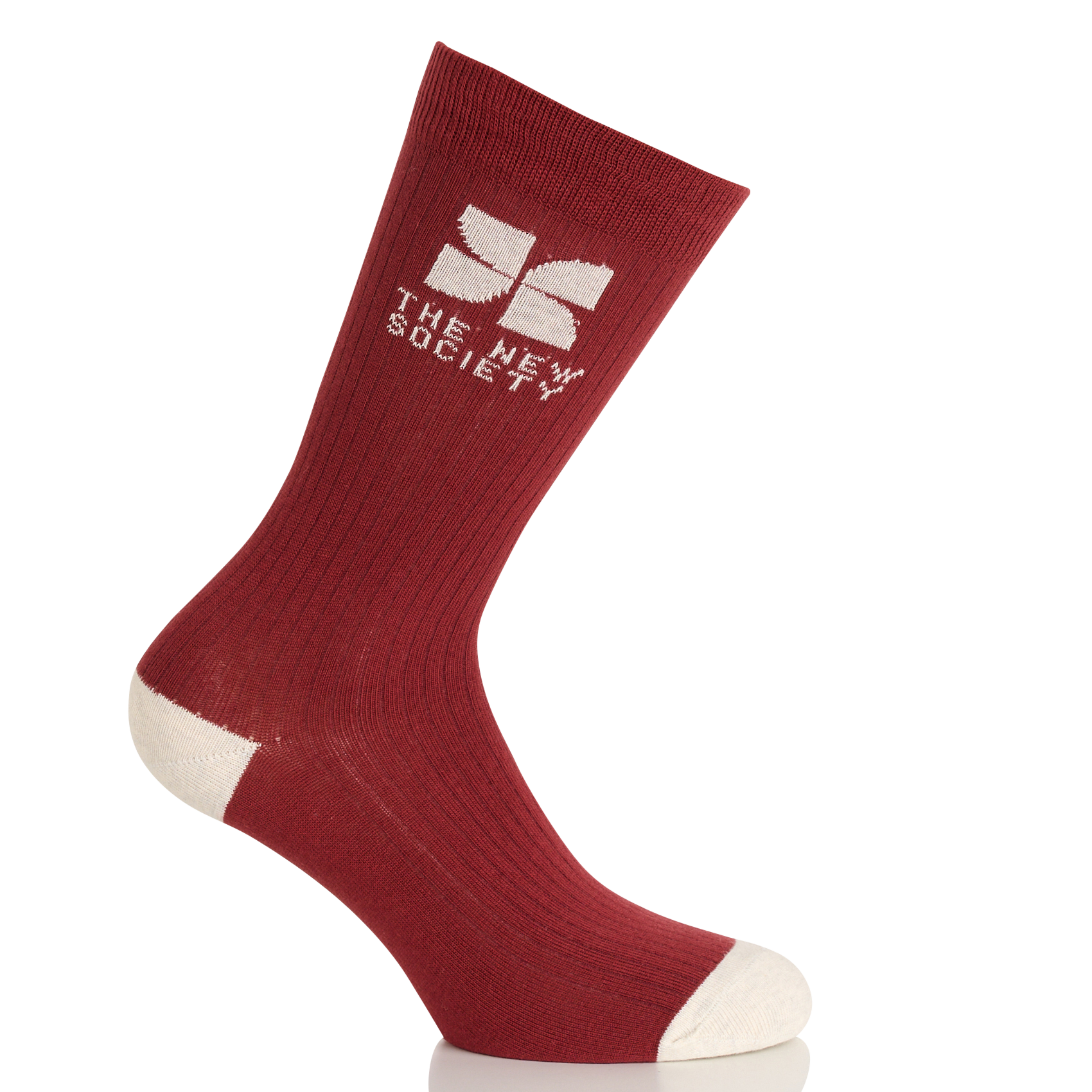 Chaussettes en coton mélangé THE NEW SOCIETY Rouge