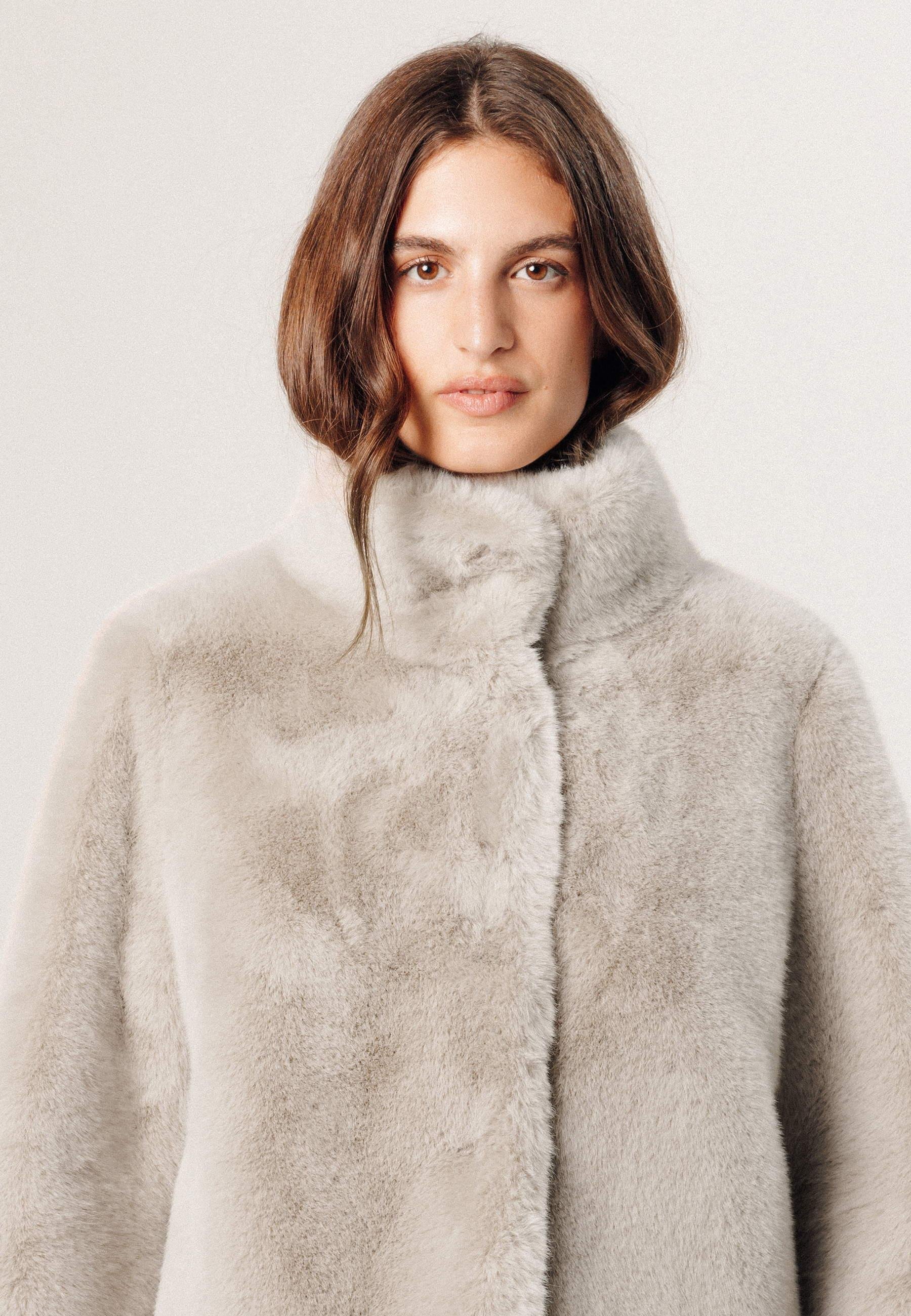 Faux fur jacket RODIER Beige