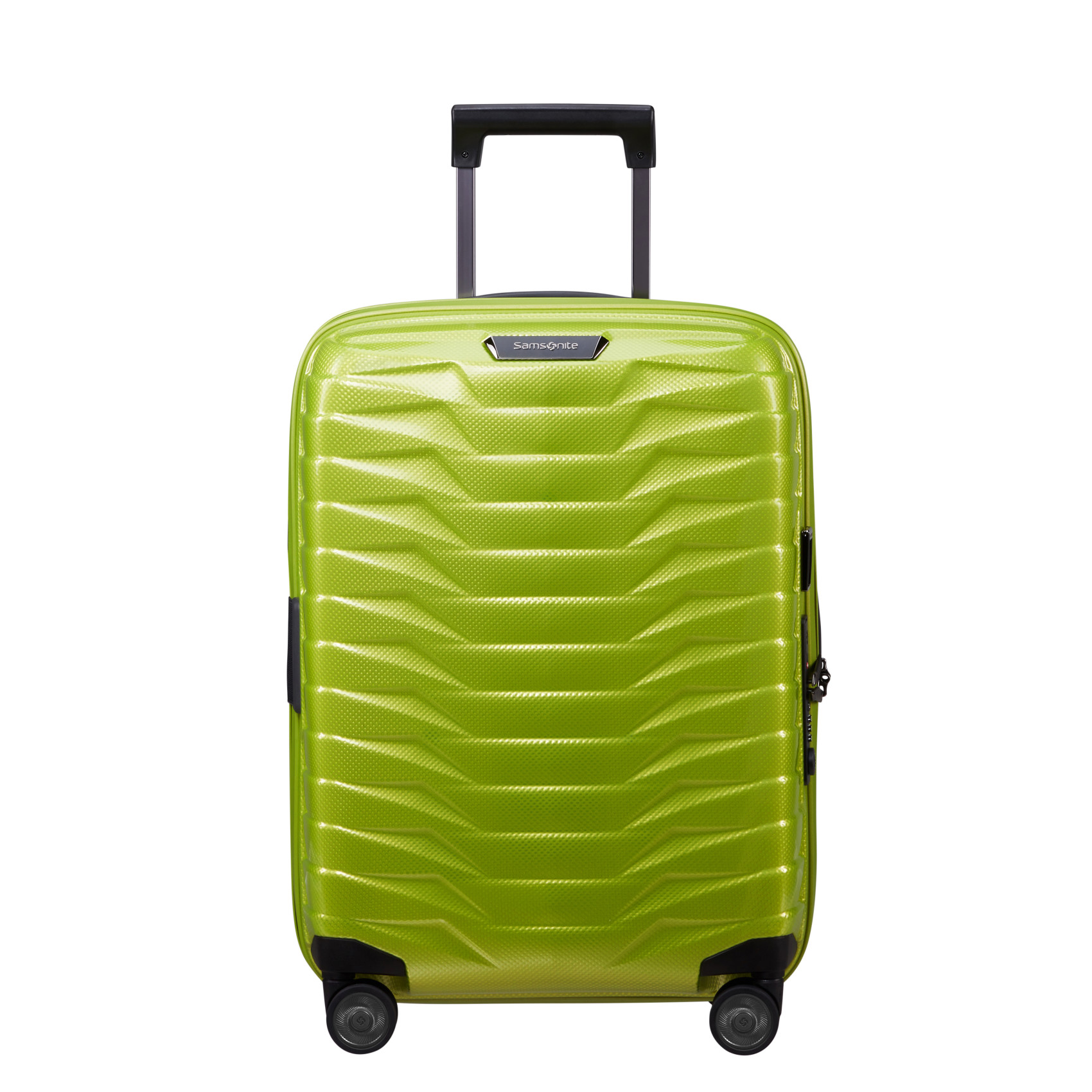 Proxis 4-wheel carry-on suitcase size S Yellow
