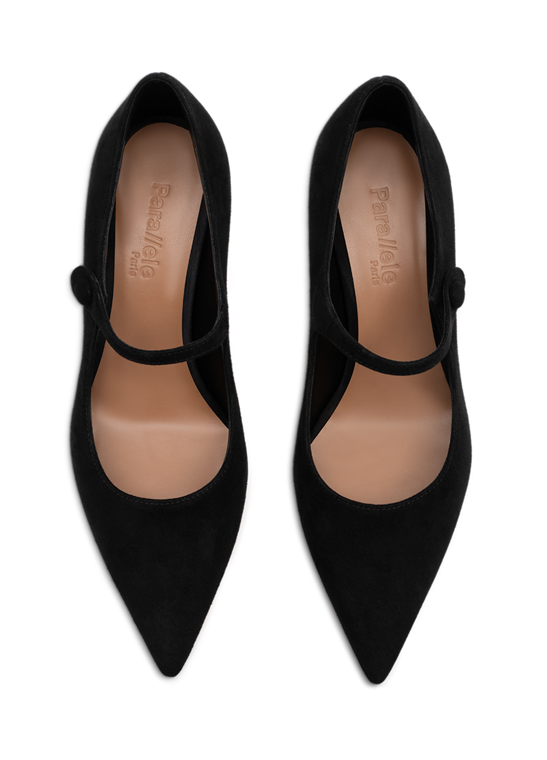 Black goat leather pumps PARALLELE PARIS Black