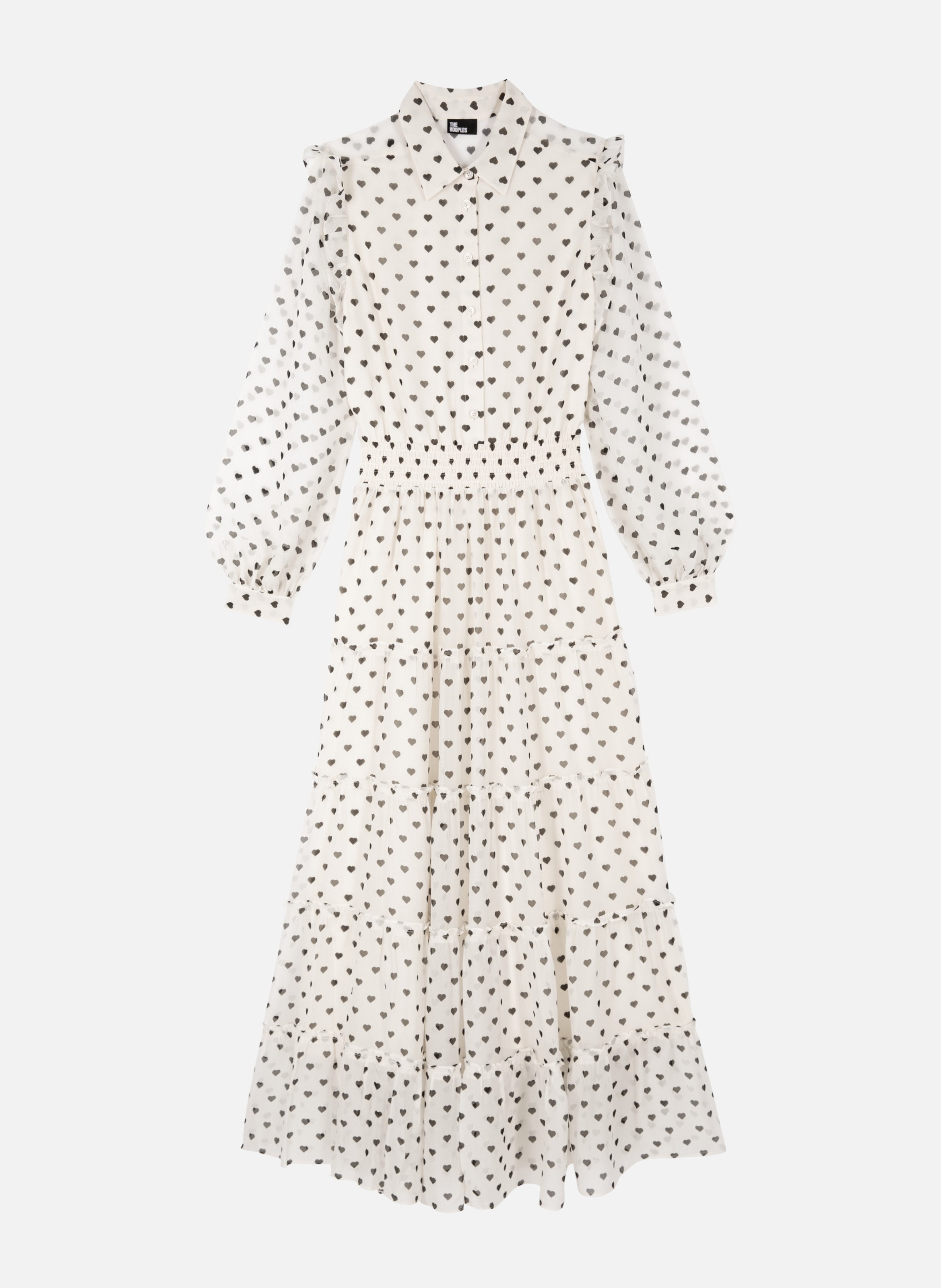 Long dress with heart print THE KOOPLES White