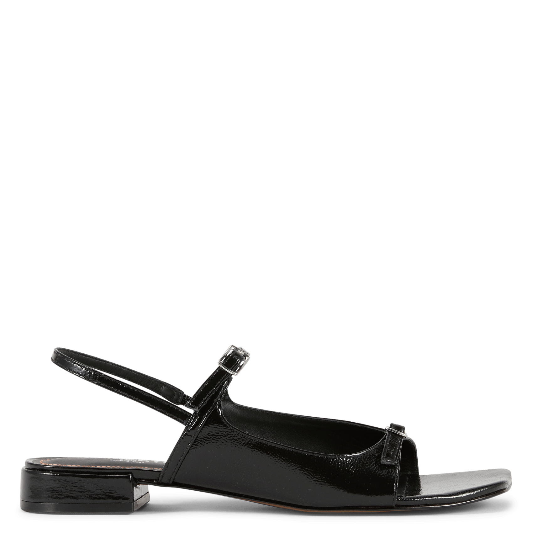 Flache Sandalen aus Lackleder JB MARTIN