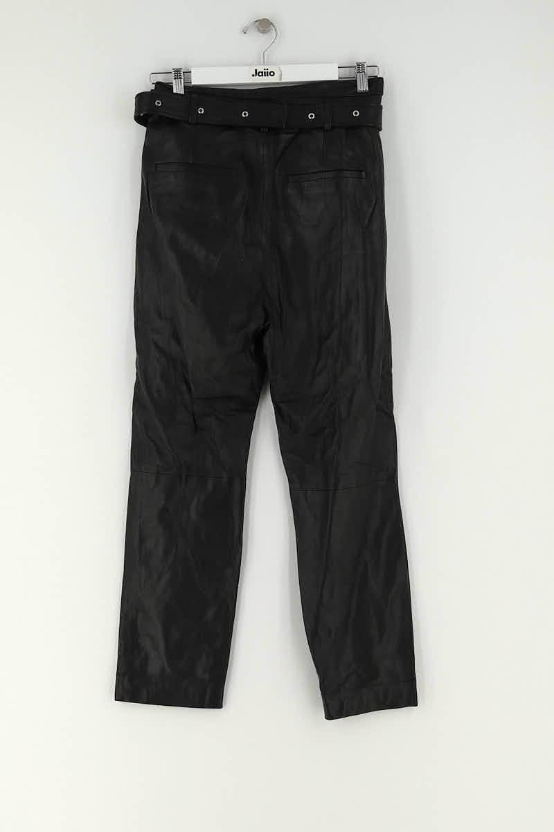 Pantalon droit IRO - Seconde Main Noir