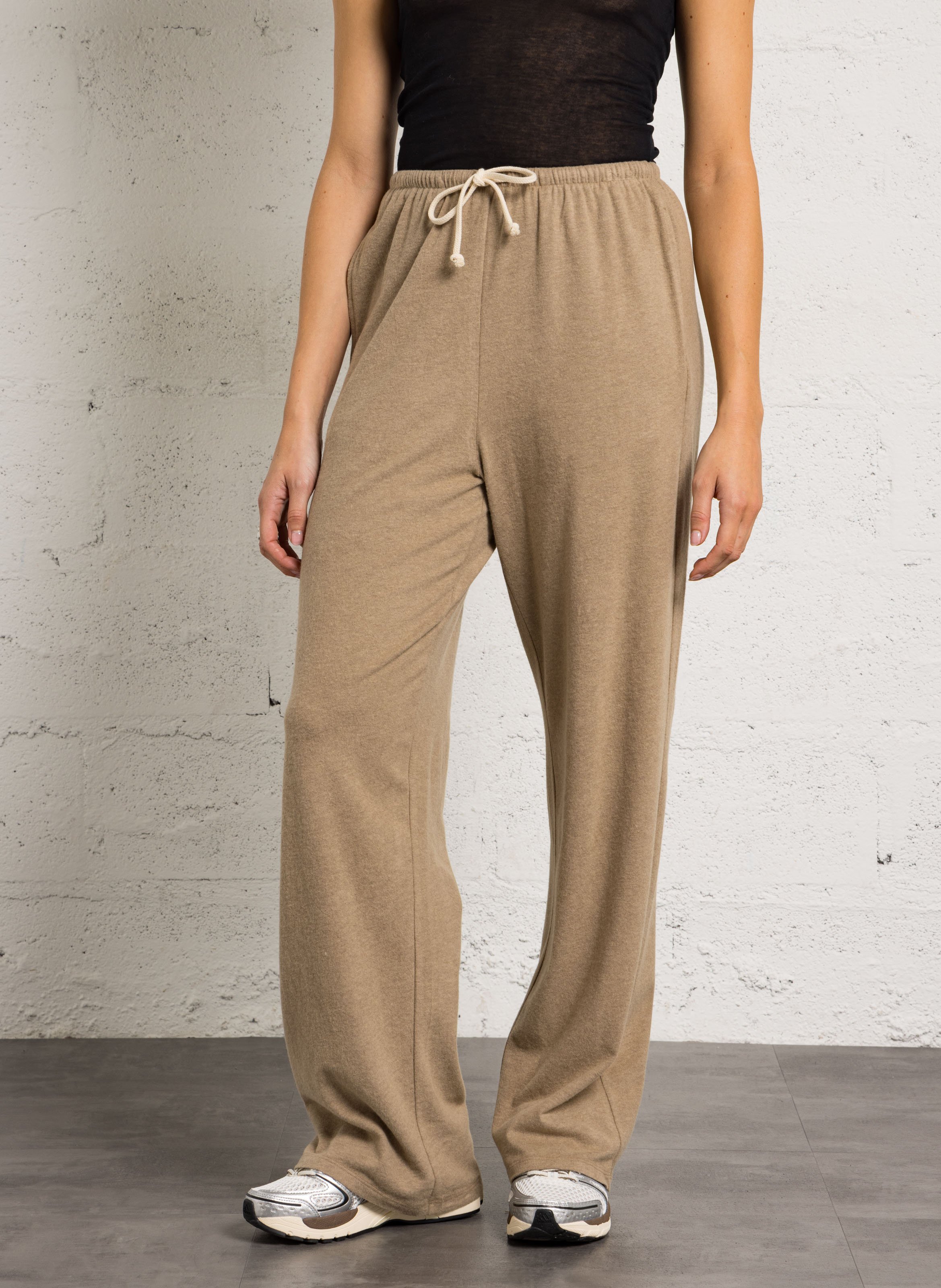 Jogging en coton mélangé AMERICAN VINTAGE Marron