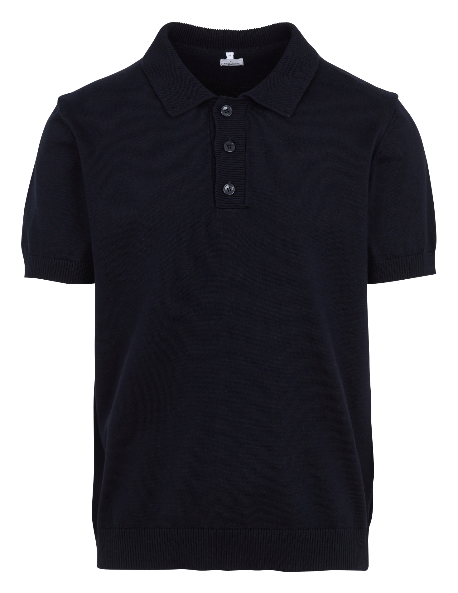 Polo droit en coton | Bleu AU PRINTEMPS PARIS Homme