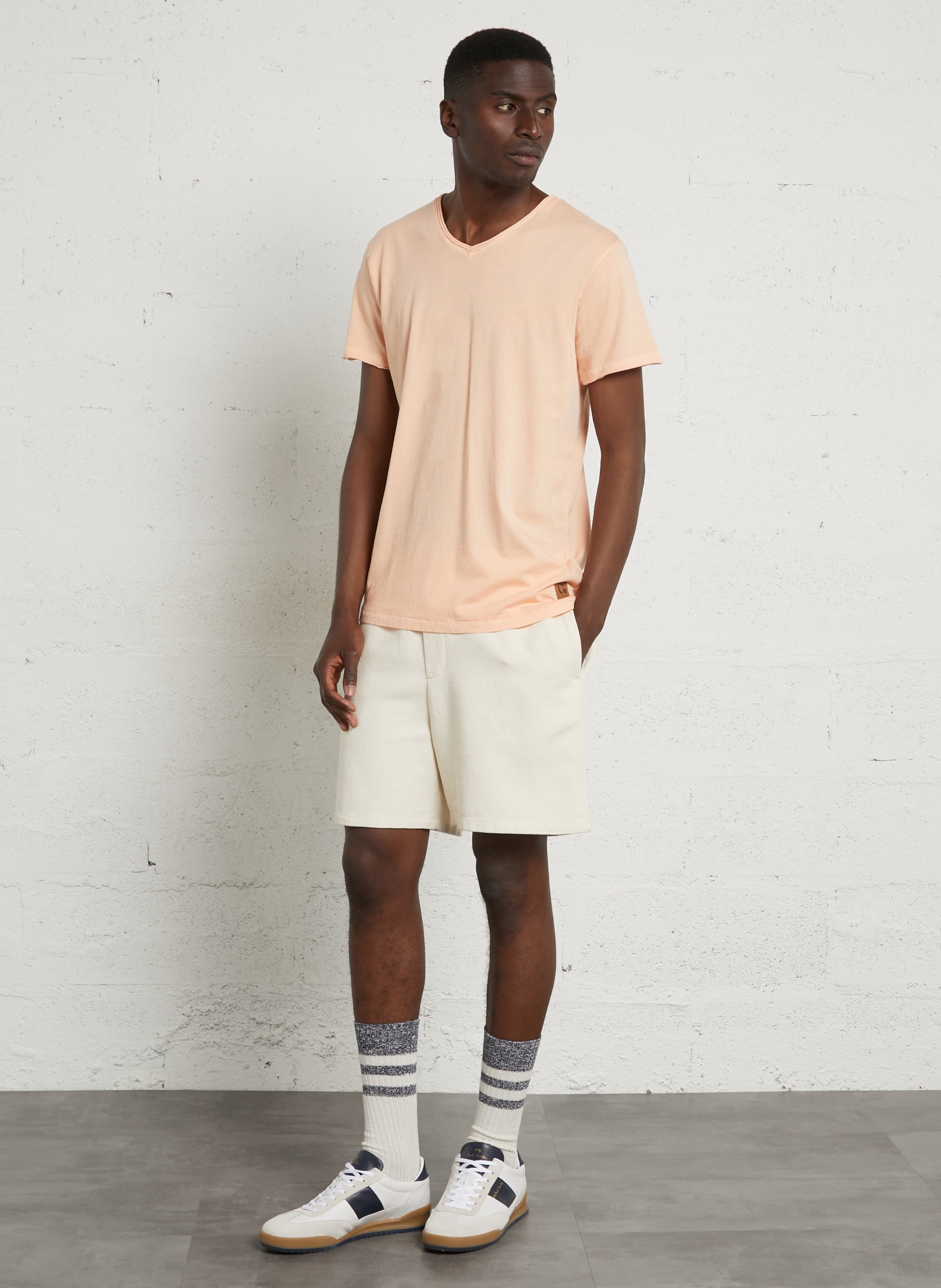 Katoenen T-shirt met boothals LE TEMPS DES CERISES Geel